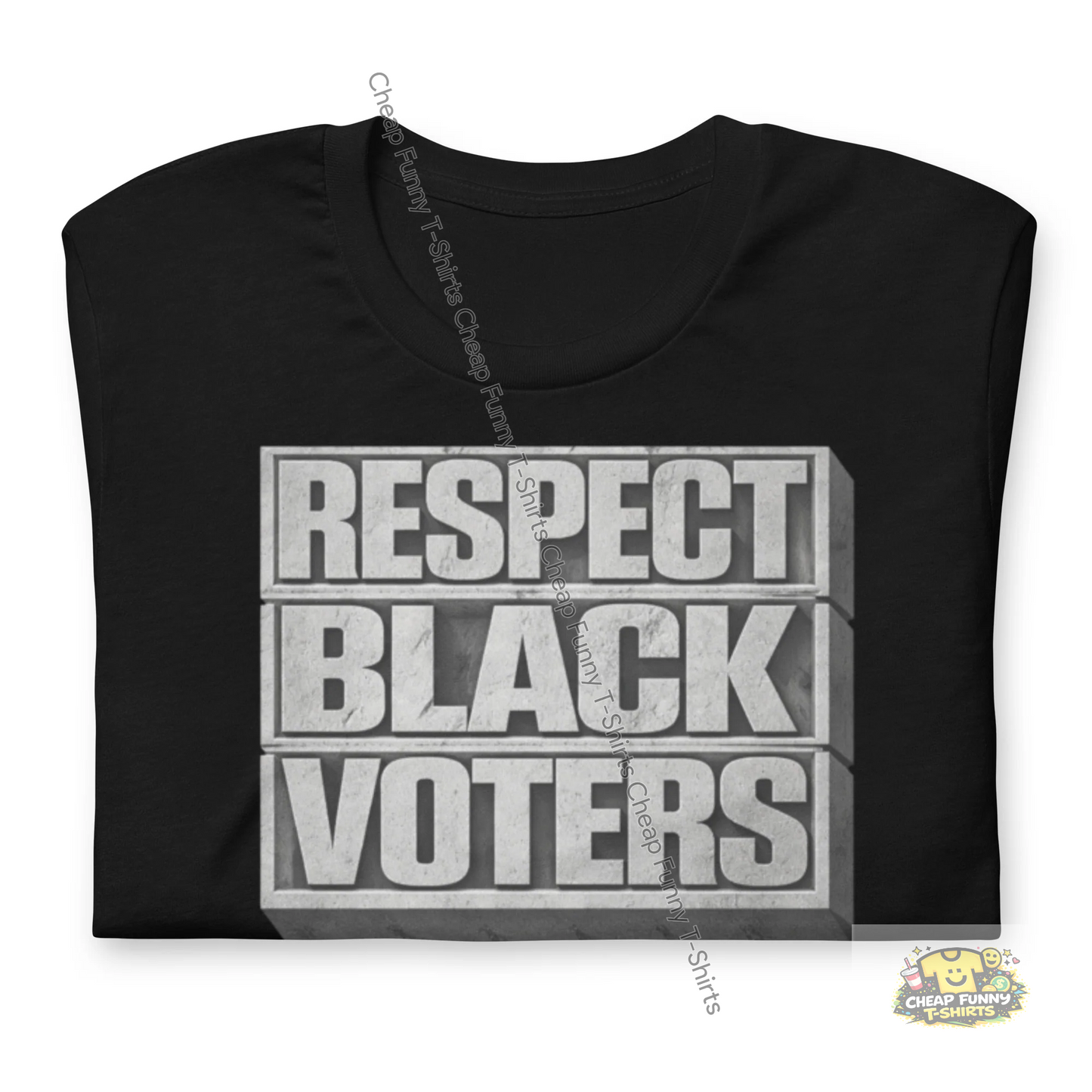 Watermarked - Respect Black Voters Unisex t-shirt