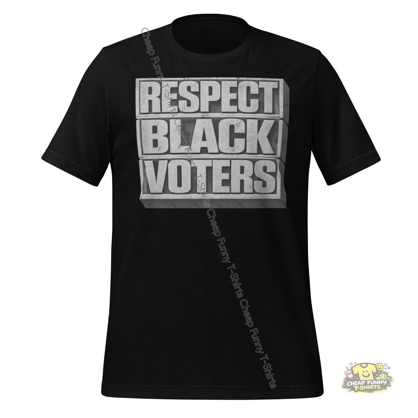 Watermarked - Respect Black Voters Unisex t-shirt