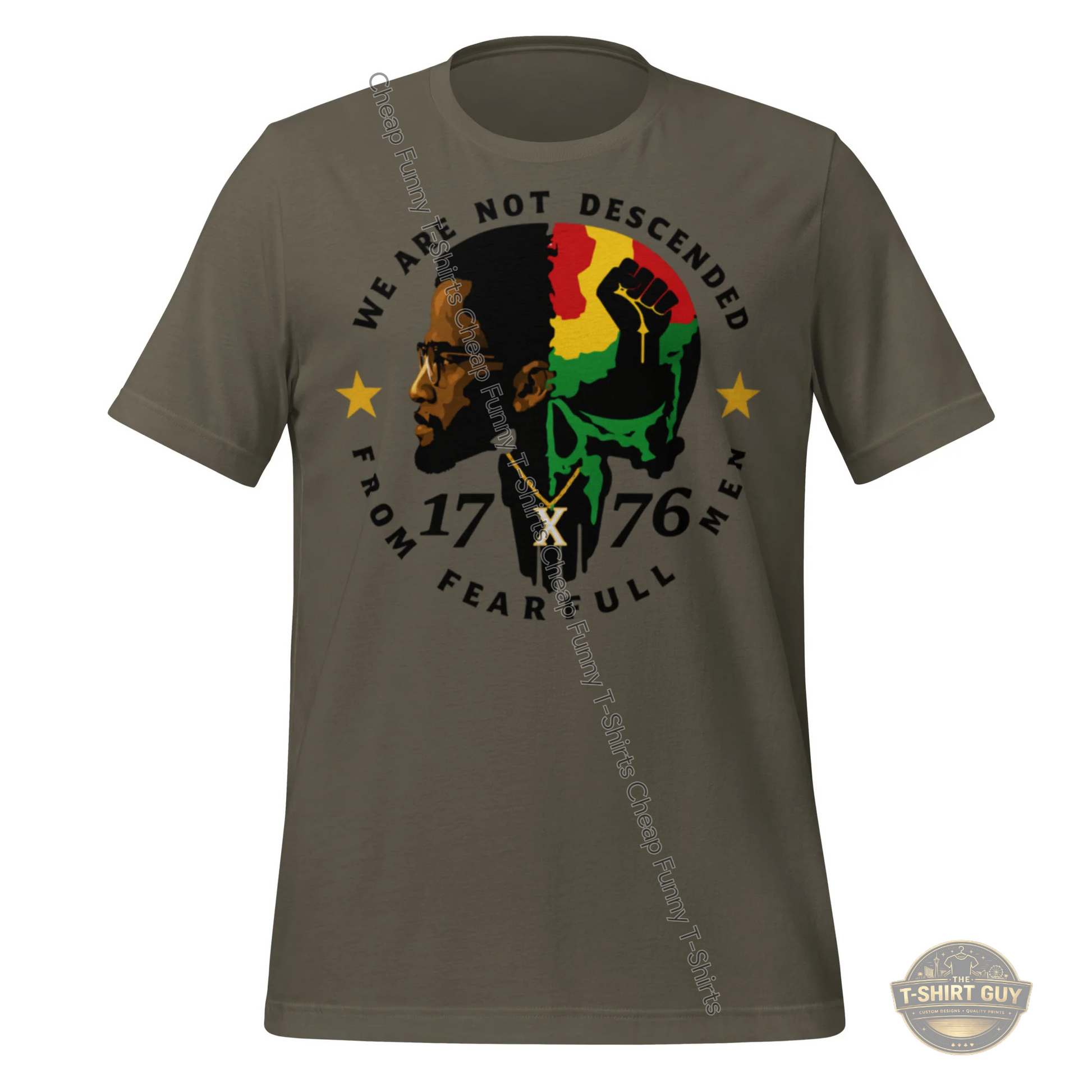 Watermarked - We Are Not Descended From Fearfull Men X Unisex t-shirt