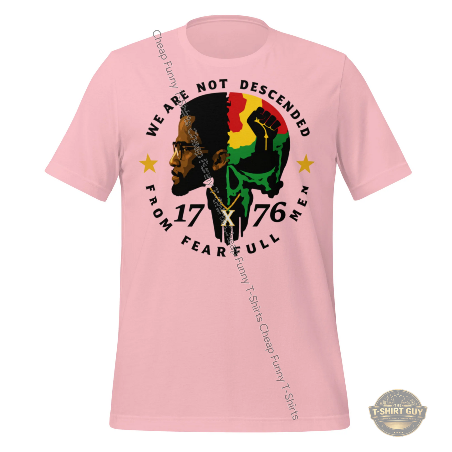 Watermarked - We Are Not Descended From Fearfull Men X Unisex t-shirt