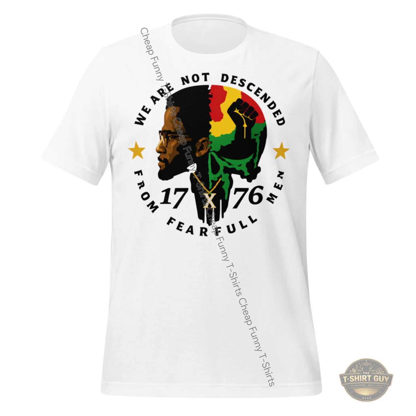 Watermarked - We Are Not Descended From Fearfull Men X Unisex t-shirt