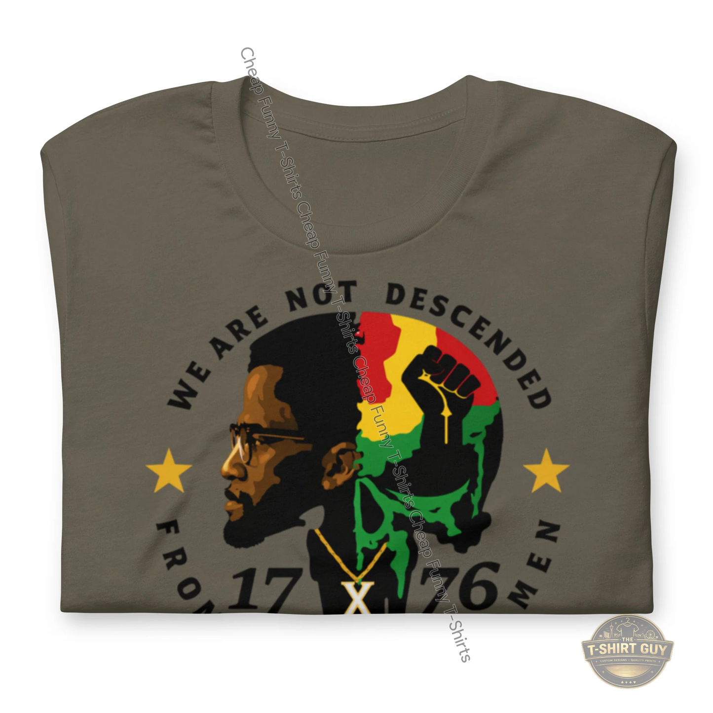 Watermarked - We Are Not Descended From Fearfull Men X Unisex t-shirt