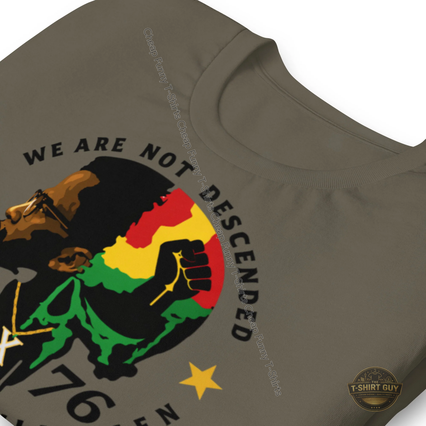 Watermarked - We Are Not Descended From Fearfull Men X Unisex t-shirt