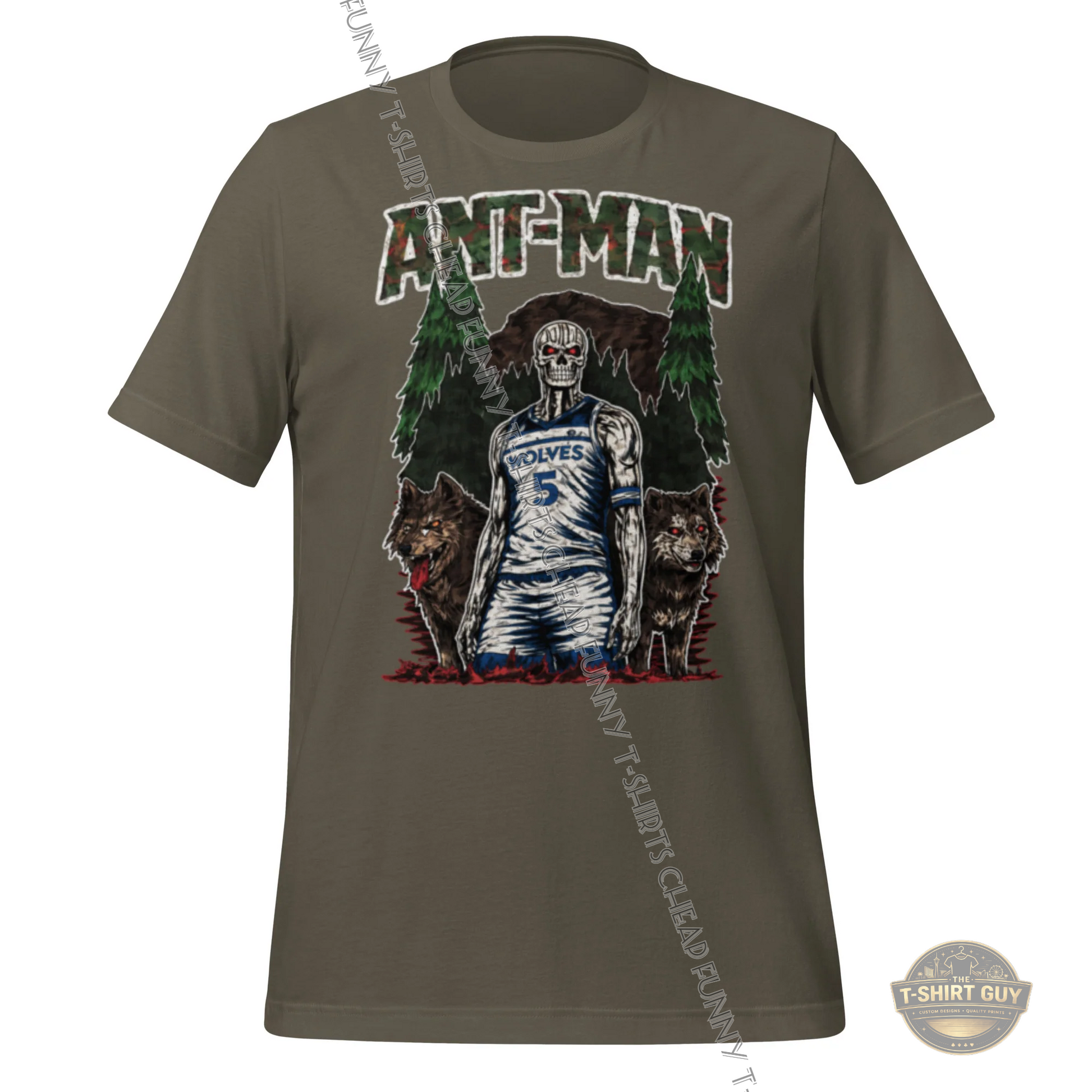 Watermarked - Ant-Man Timberwolves Unisex t-shirt
