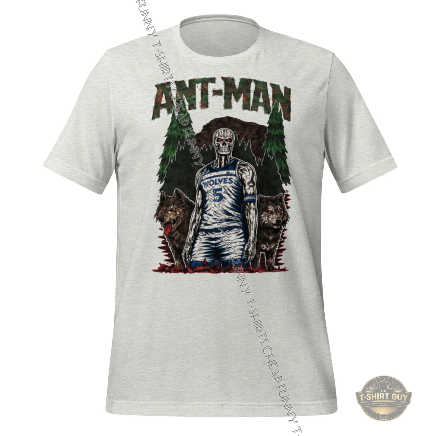 Watermarked - Ant-Man Timberwolves Unisex t-shirt