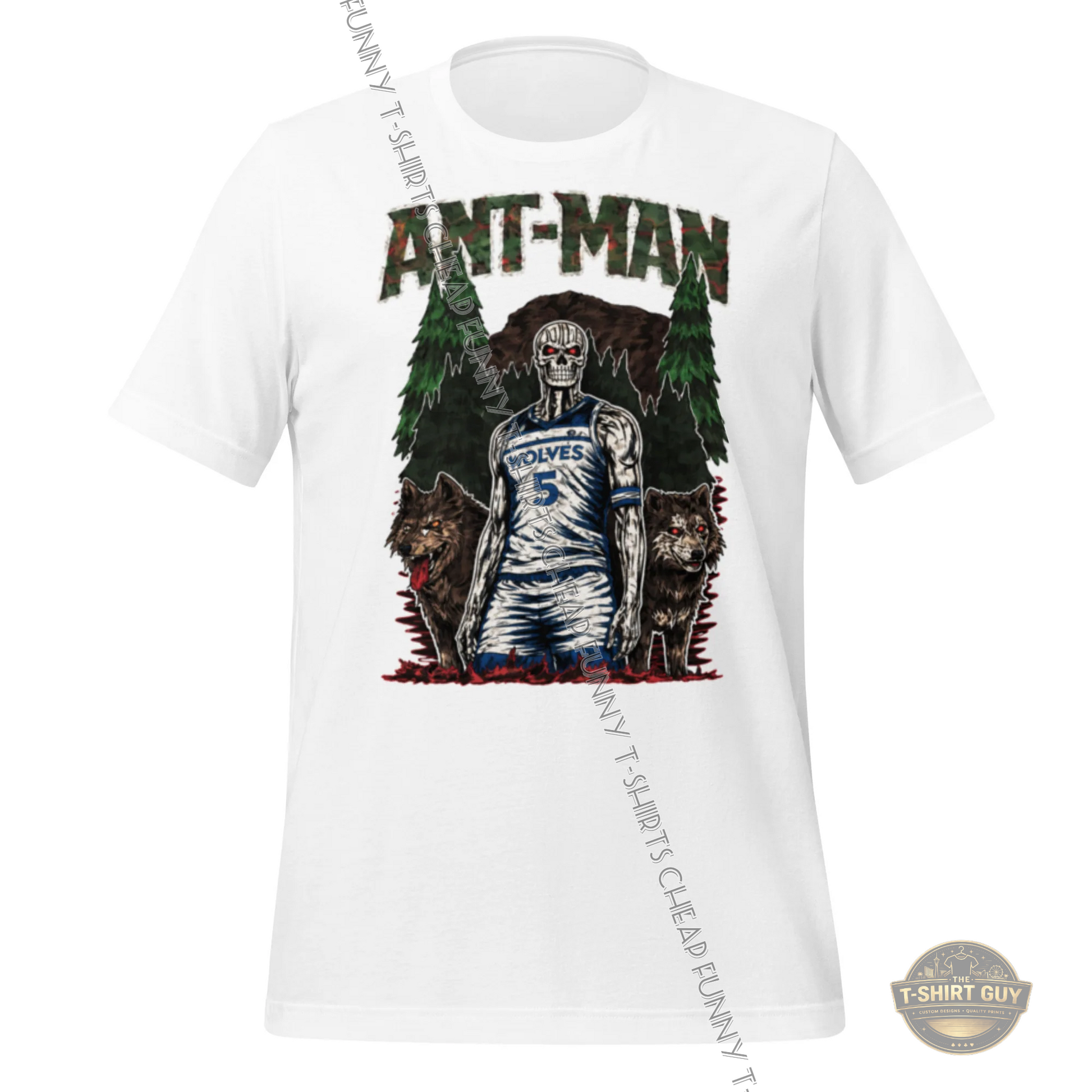 Watermarked - Ant-Man Timberwolves Unisex t-shirt