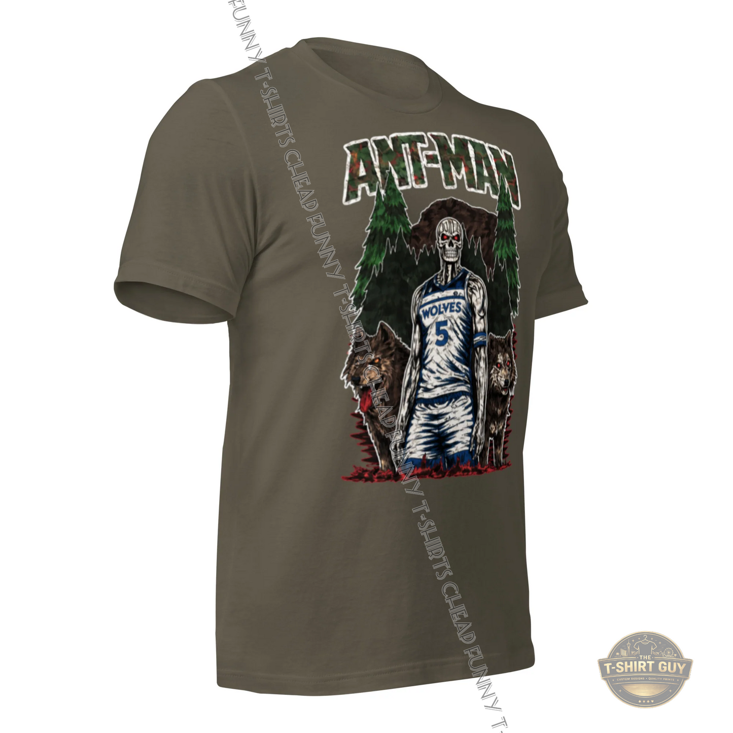 Watermarked - Ant-Man Timberwolves Unisex t-shirt