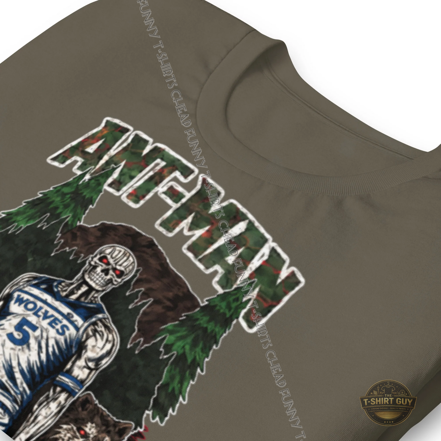 Watermarked - Ant-Man Timberwolves Unisex t-shirt