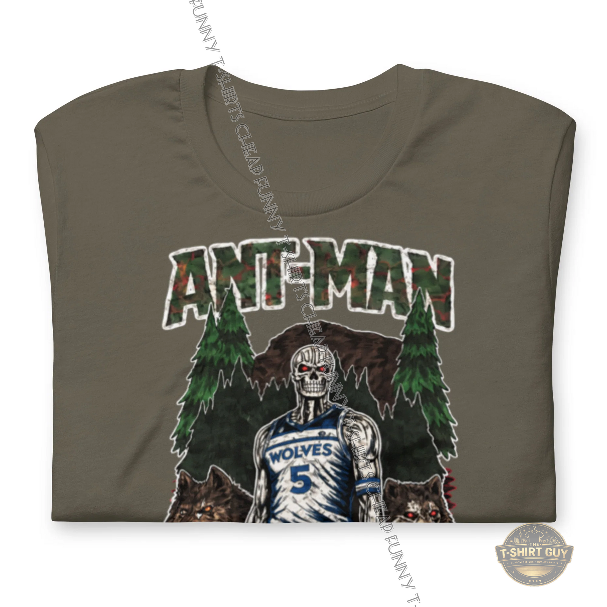 Watermarked - Ant-Man Timberwolves Unisex t-shirt