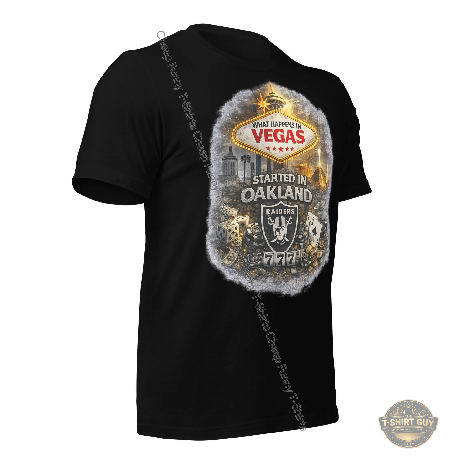 Watermarked - What Happens In Vegas Unisex t-shirt