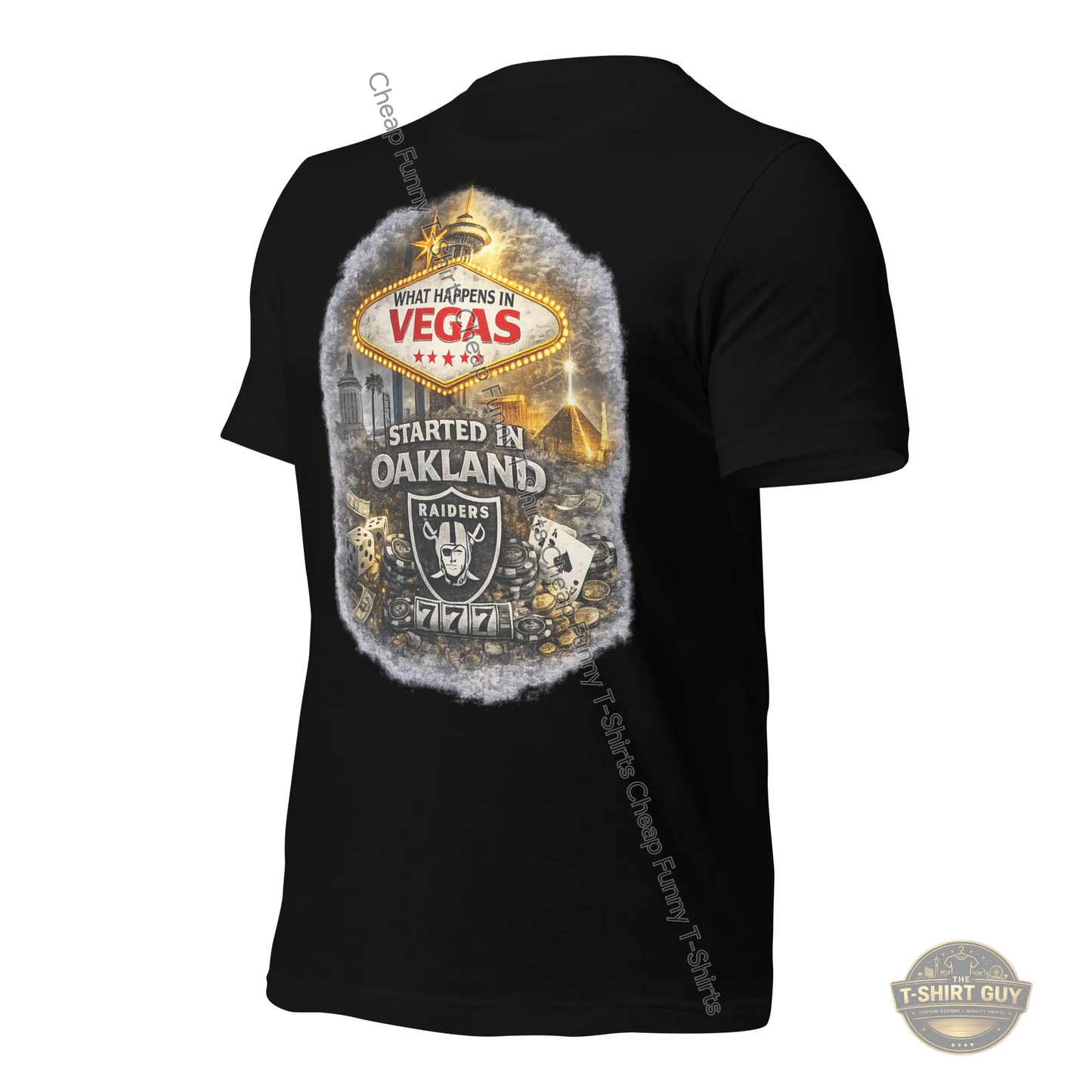 Watermarked - What Happens In Vegas Unisex t-shirt