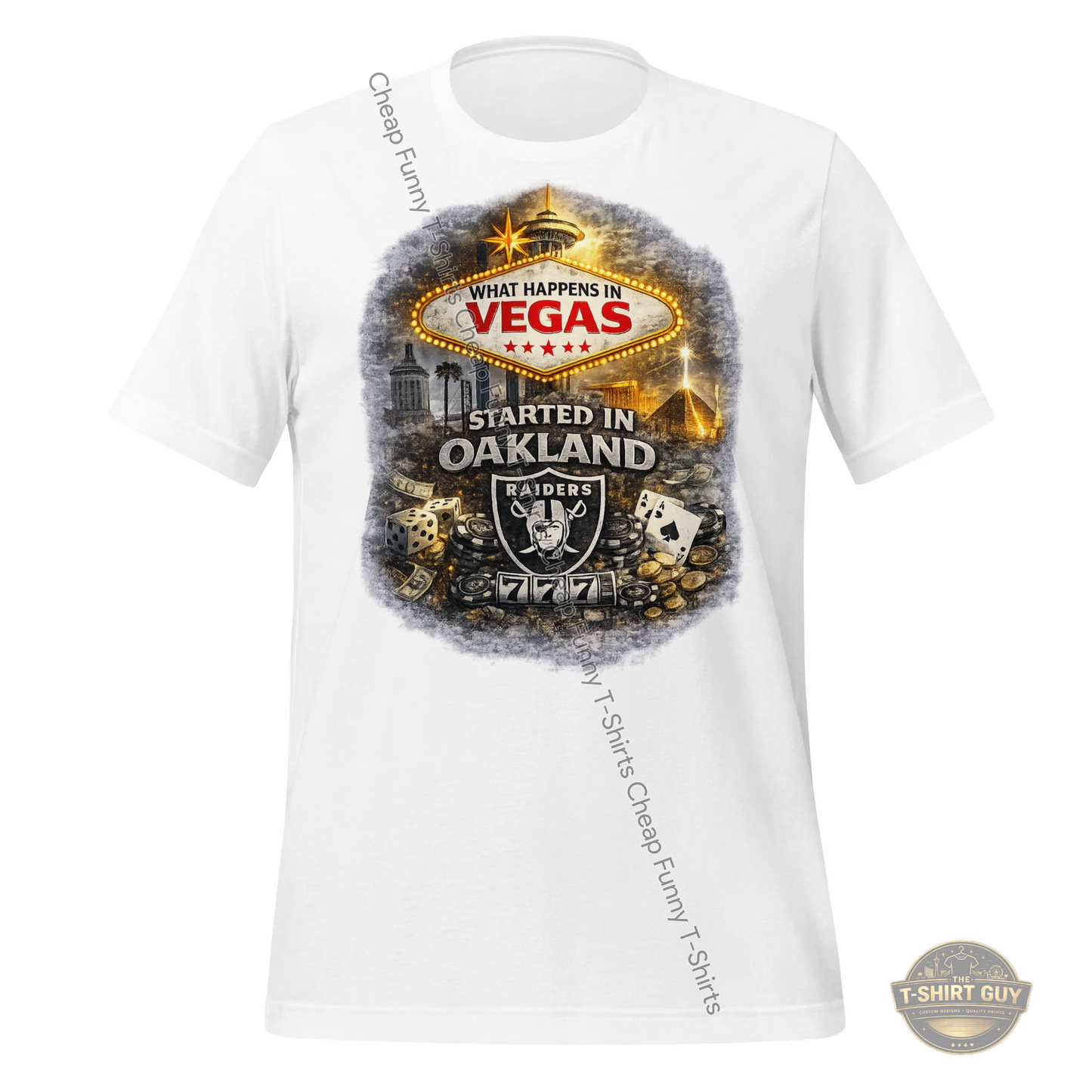 Watermarked - What Happens In Vegas Unisex t-shirt