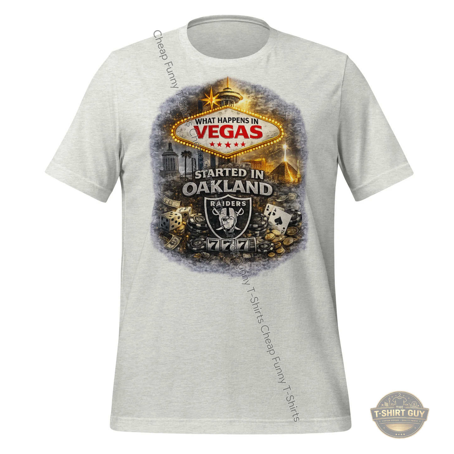 Watermarked - What Happens In Vegas Unisex t-shirt