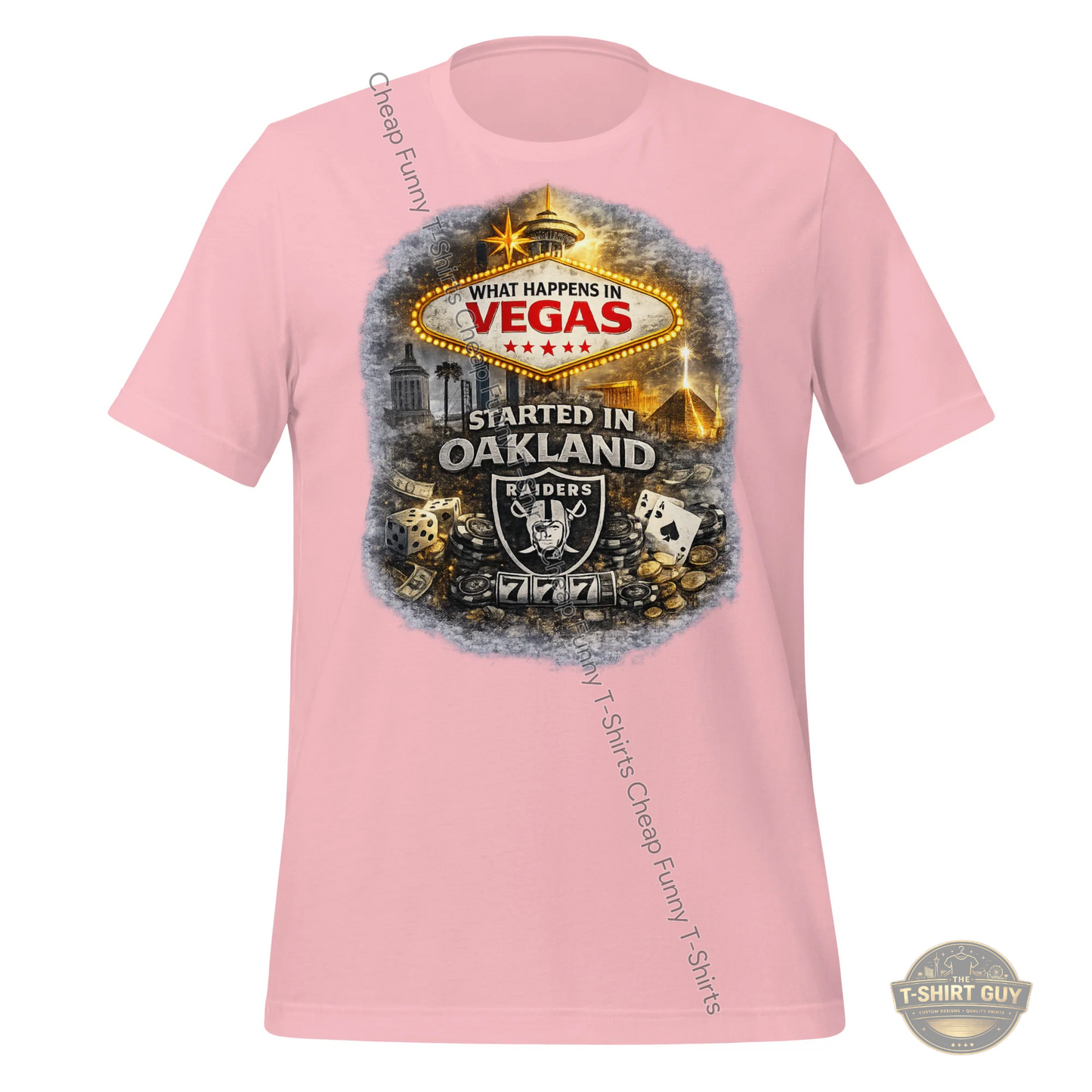 Watermarked - What Happens In Vegas Unisex t-shirt