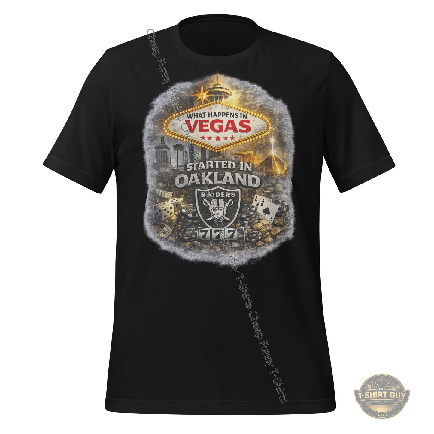 Watermarked - What Happens In Vegas Unisex t-shirt