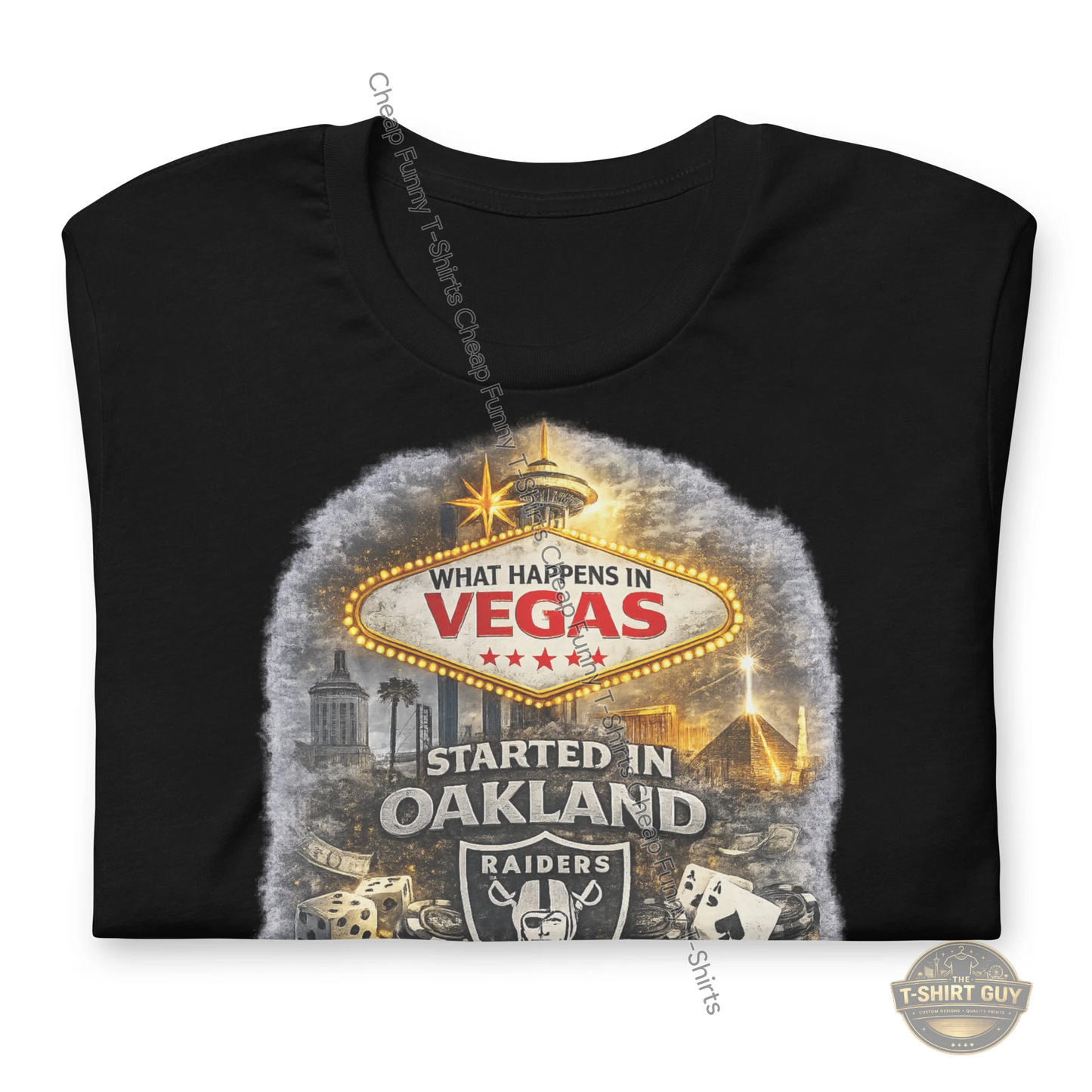 Watermarked - What Happens In Vegas Unisex t-shirt