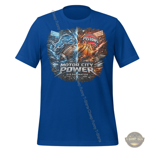 Watermarked - Motor City Power Unisex t-shirt