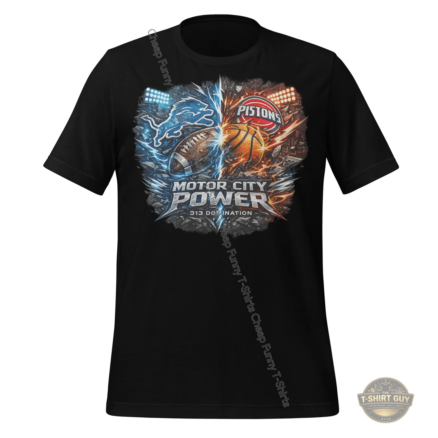Watermarked - Motor City Power Unisex t-shirt