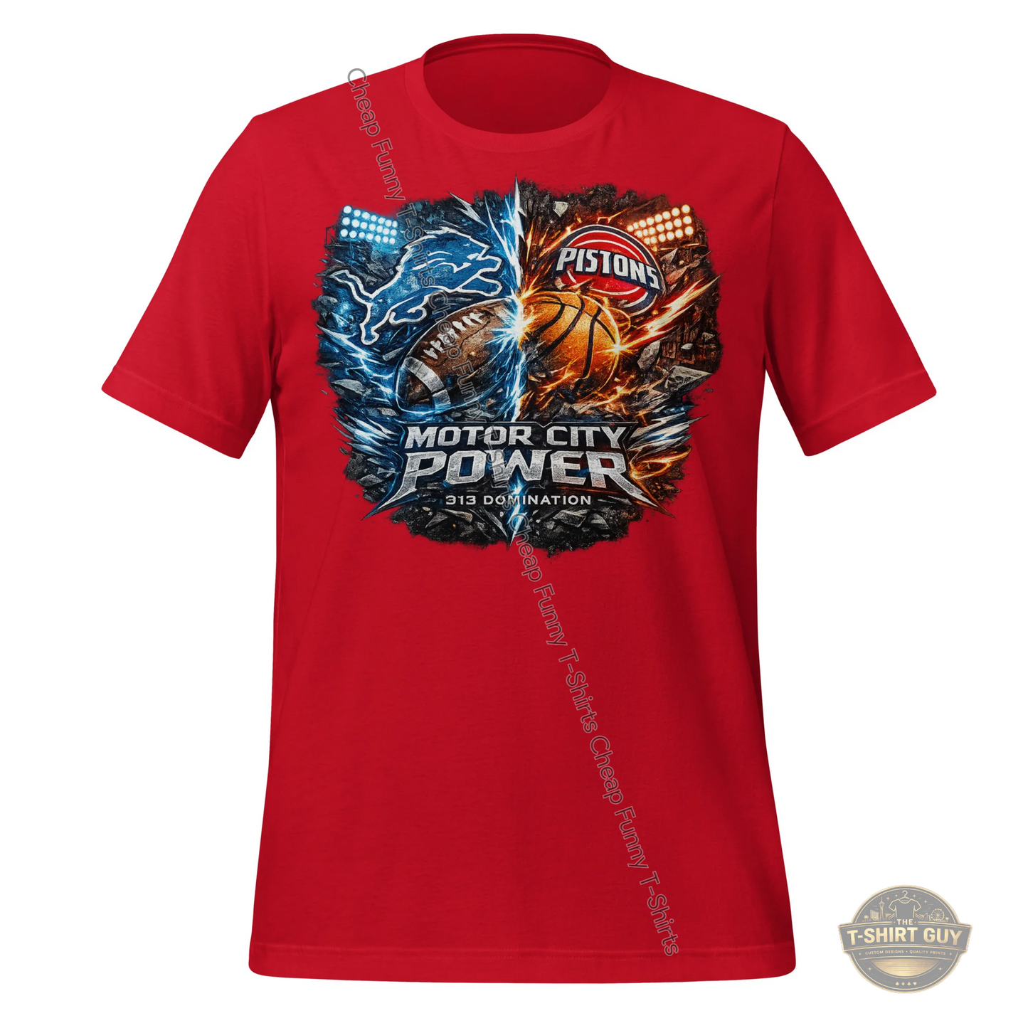 Watermarked - Motor City Power Unisex t-shirt