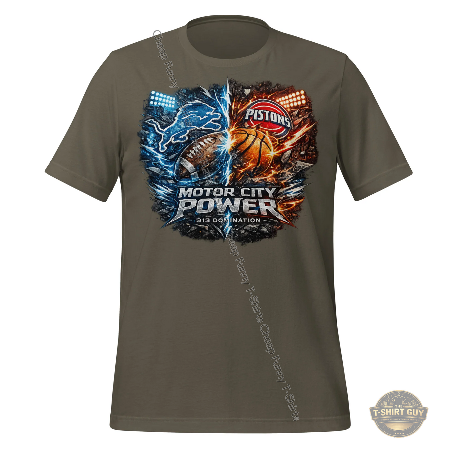 Watermarked - Motor City Power Unisex t-shirt