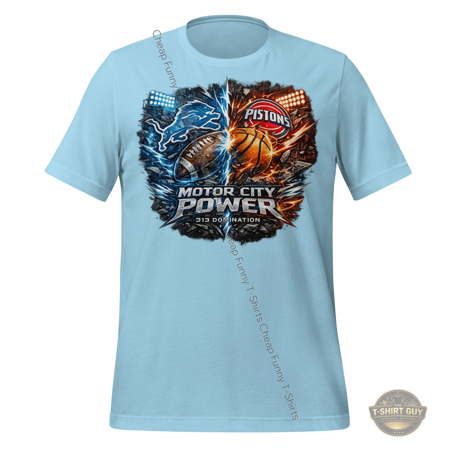 Watermarked - Motor City Power Unisex t-shirt