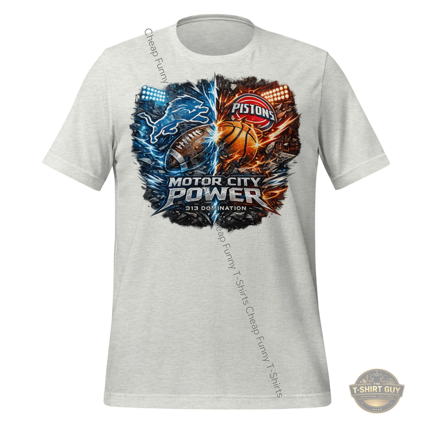 Watermarked - Motor City Power Unisex t-shirt