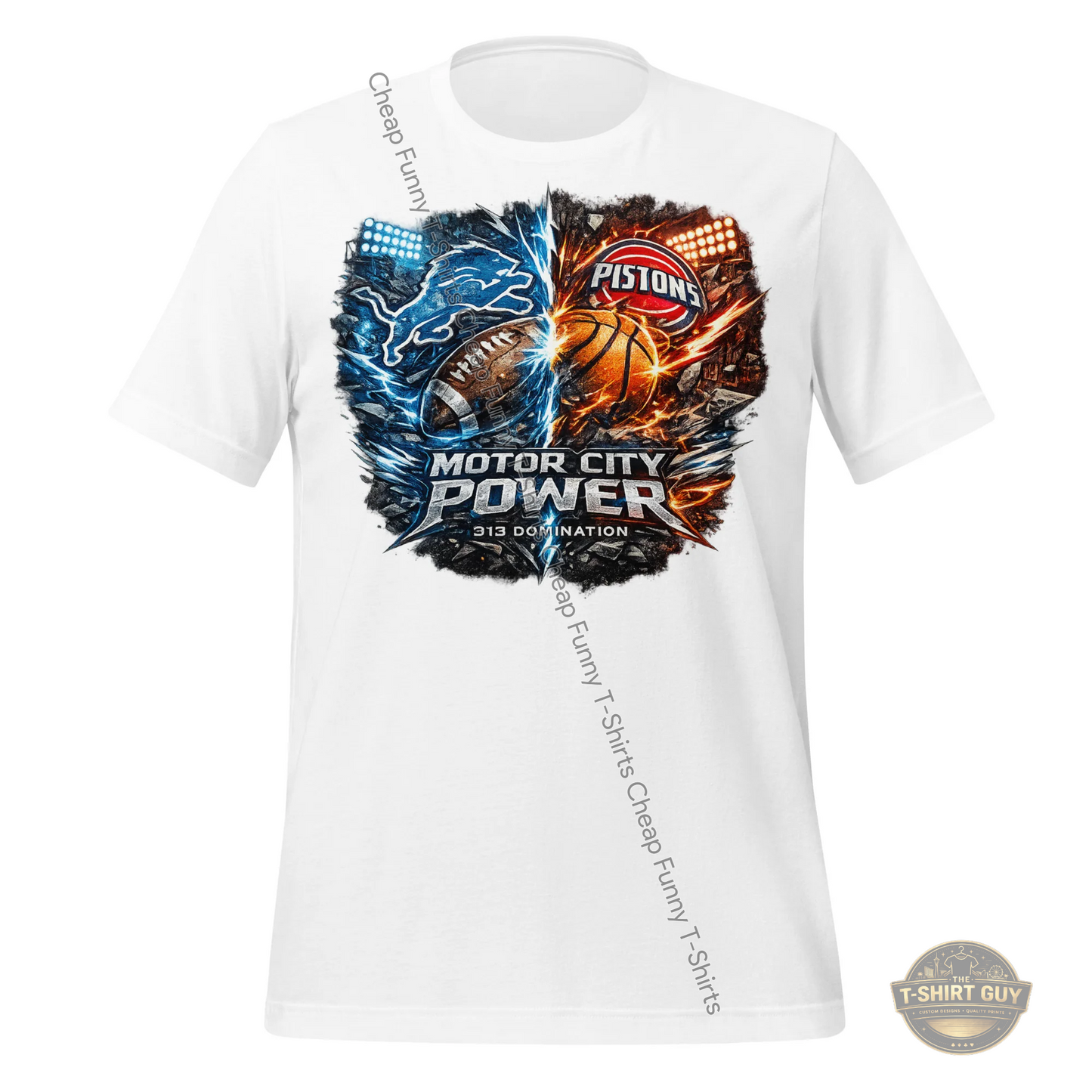 Watermarked - Motor City Power Unisex t-shirt