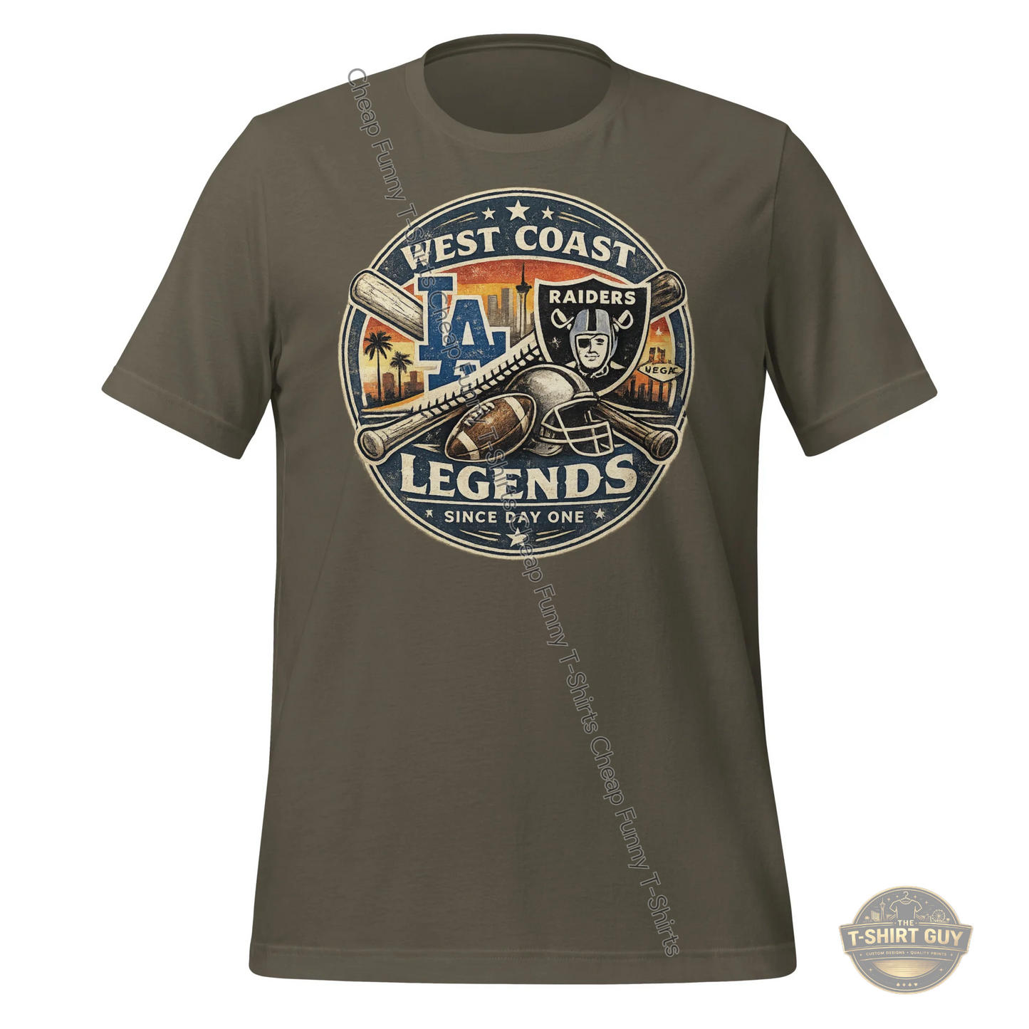 Watermarked - West Coast Legends Unisex t-shirt