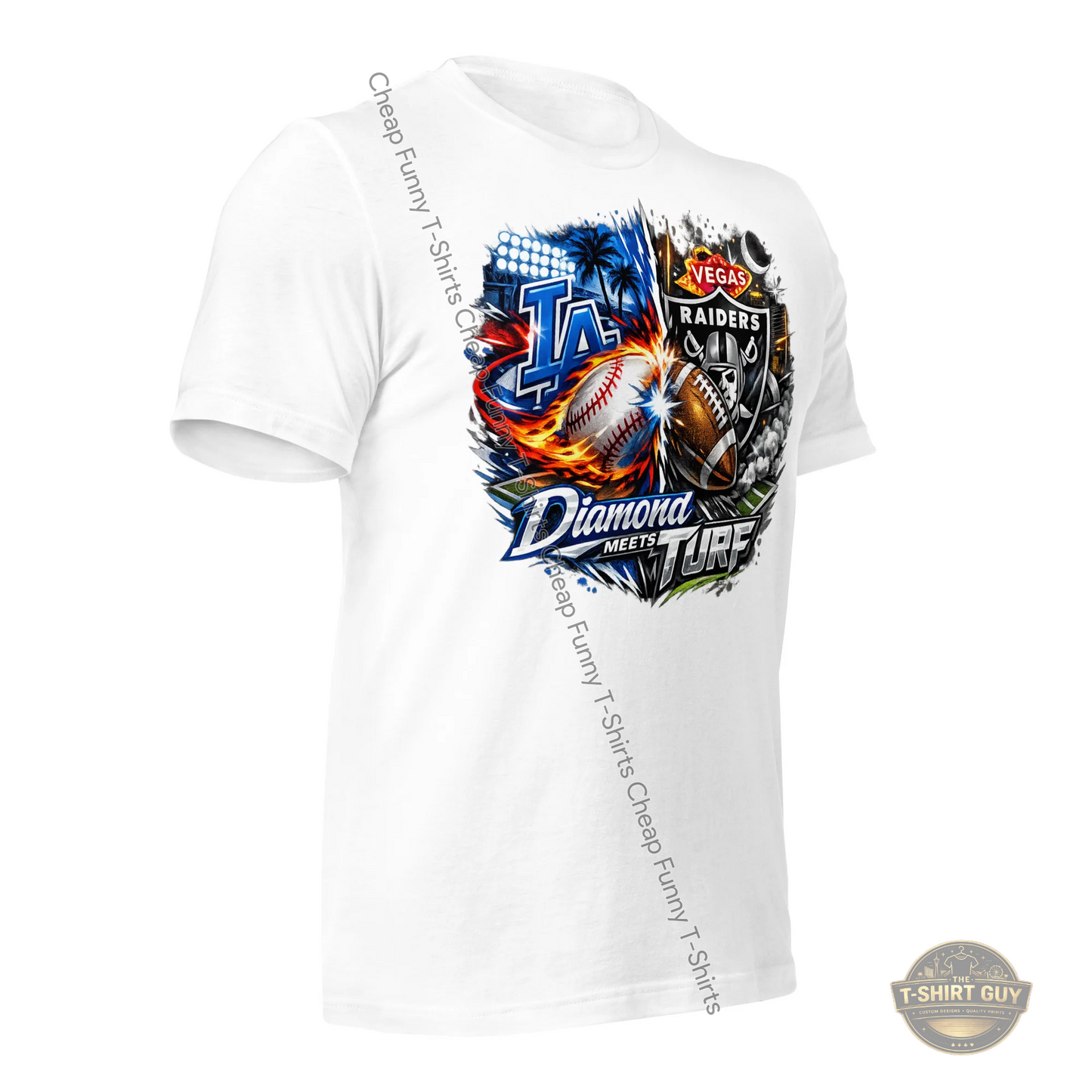 Watermarked - Diamond Meets Turf Unisex t-shirt