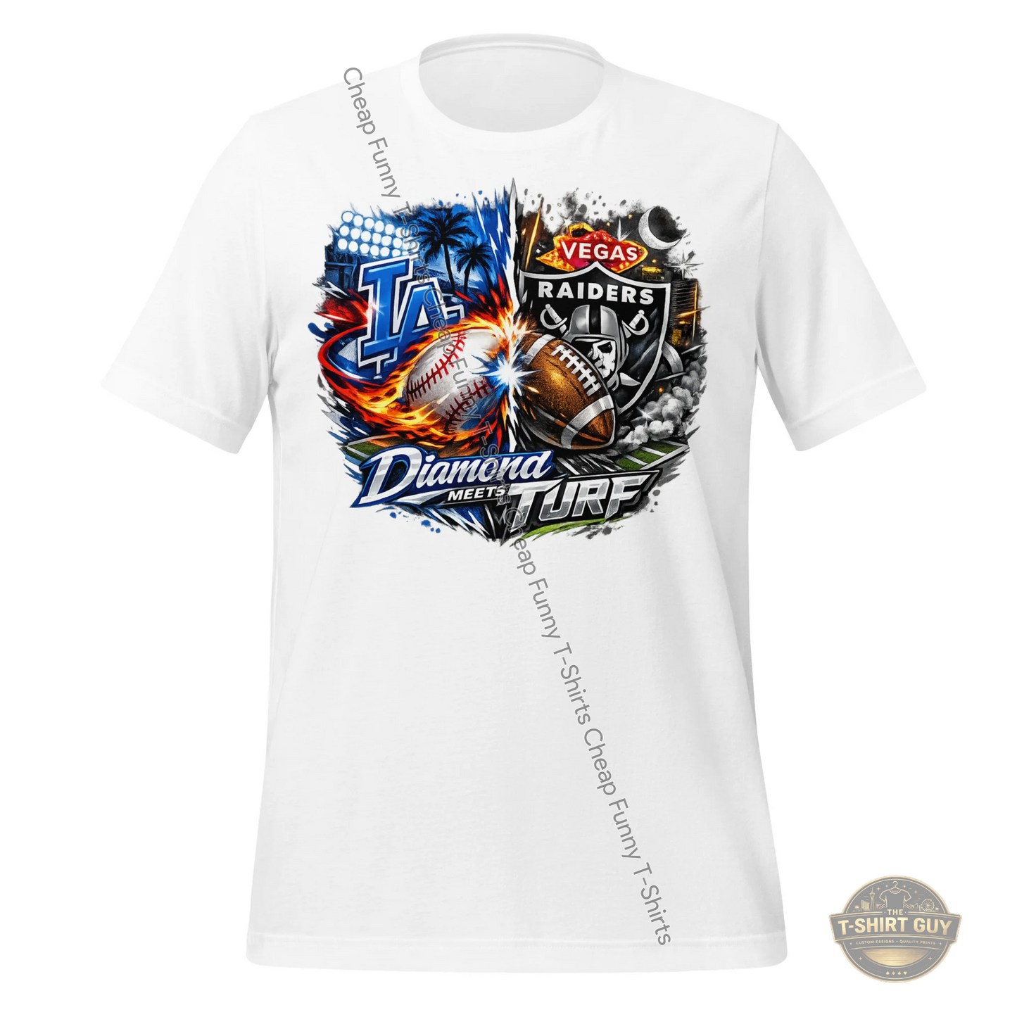 Watermarked - Diamond Meets Turf Unisex t-shirt