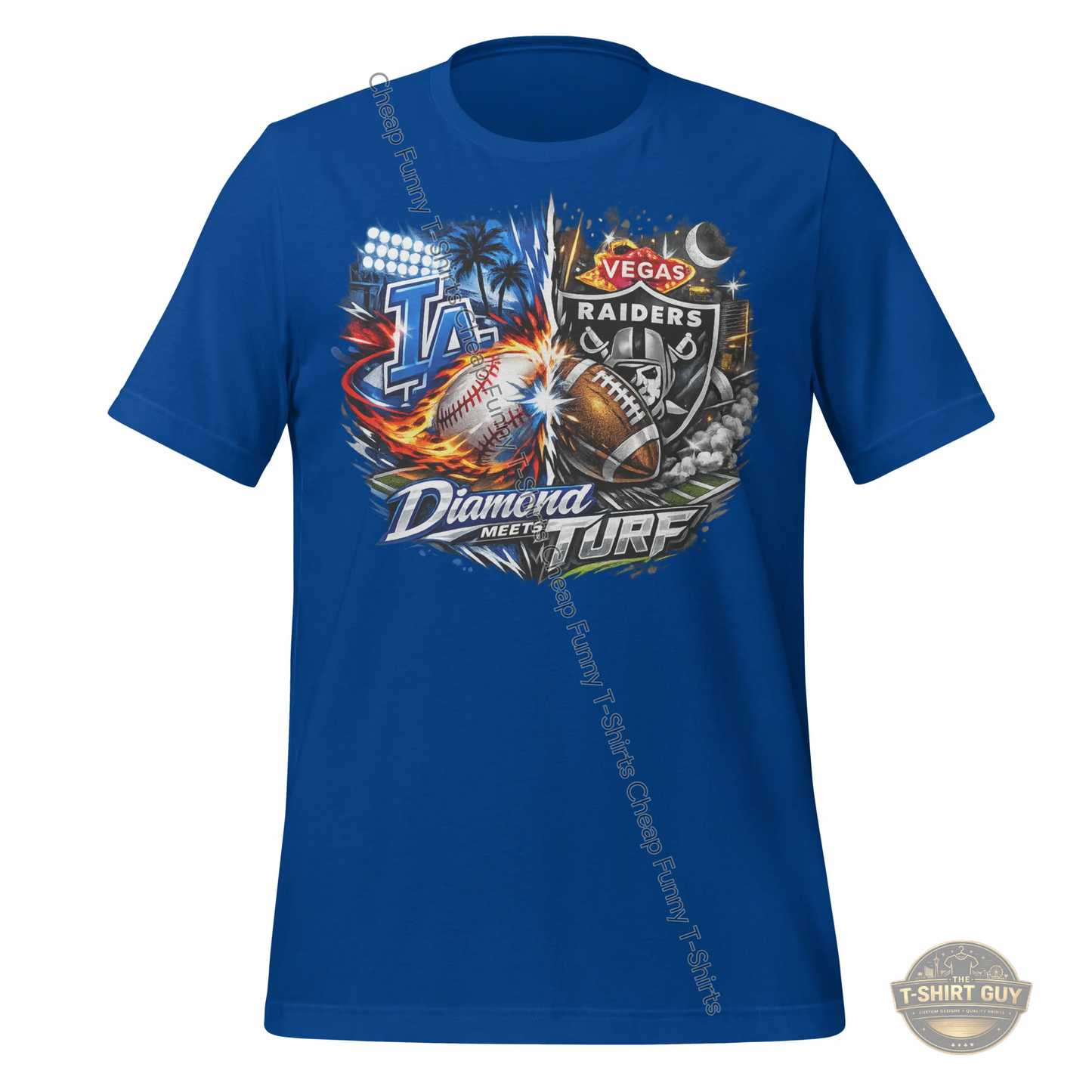 Watermarked - Diamond Meets Turf Unisex t-shirt