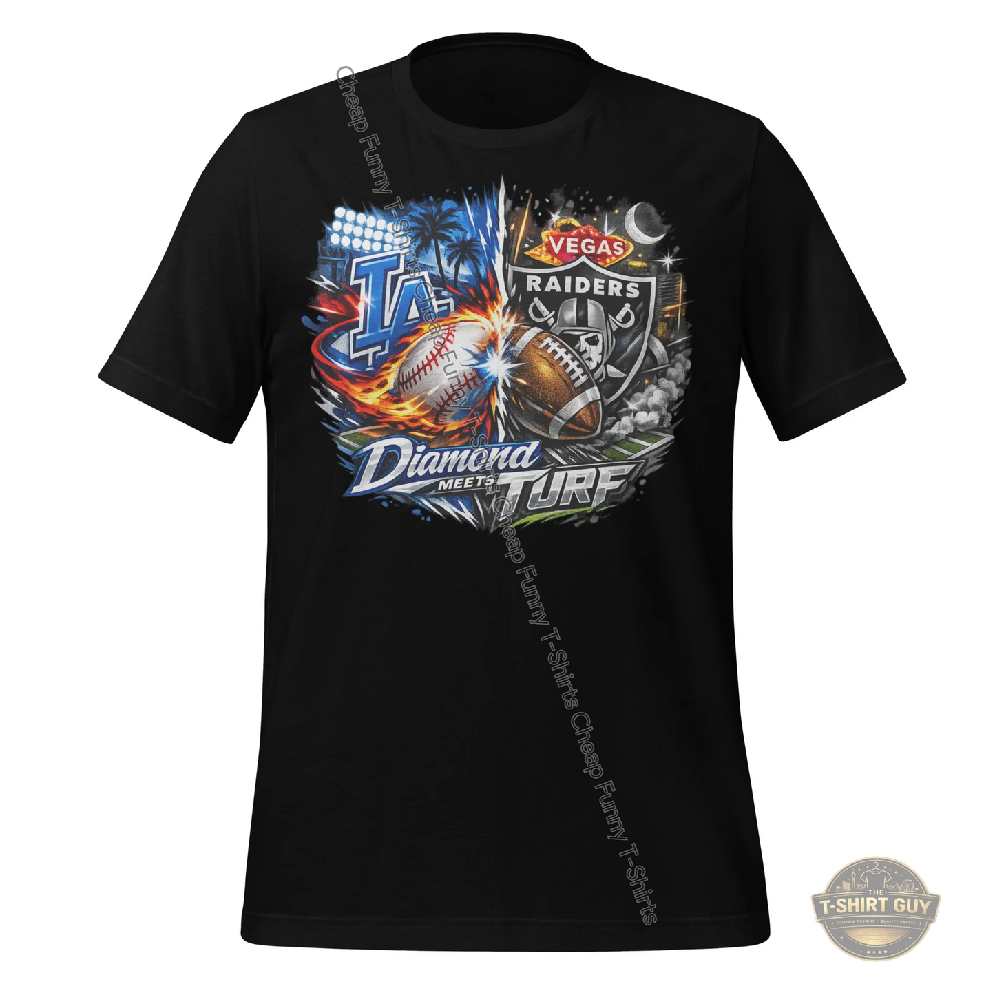 Watermarked - Diamond Meets Turf Unisex t-shirt