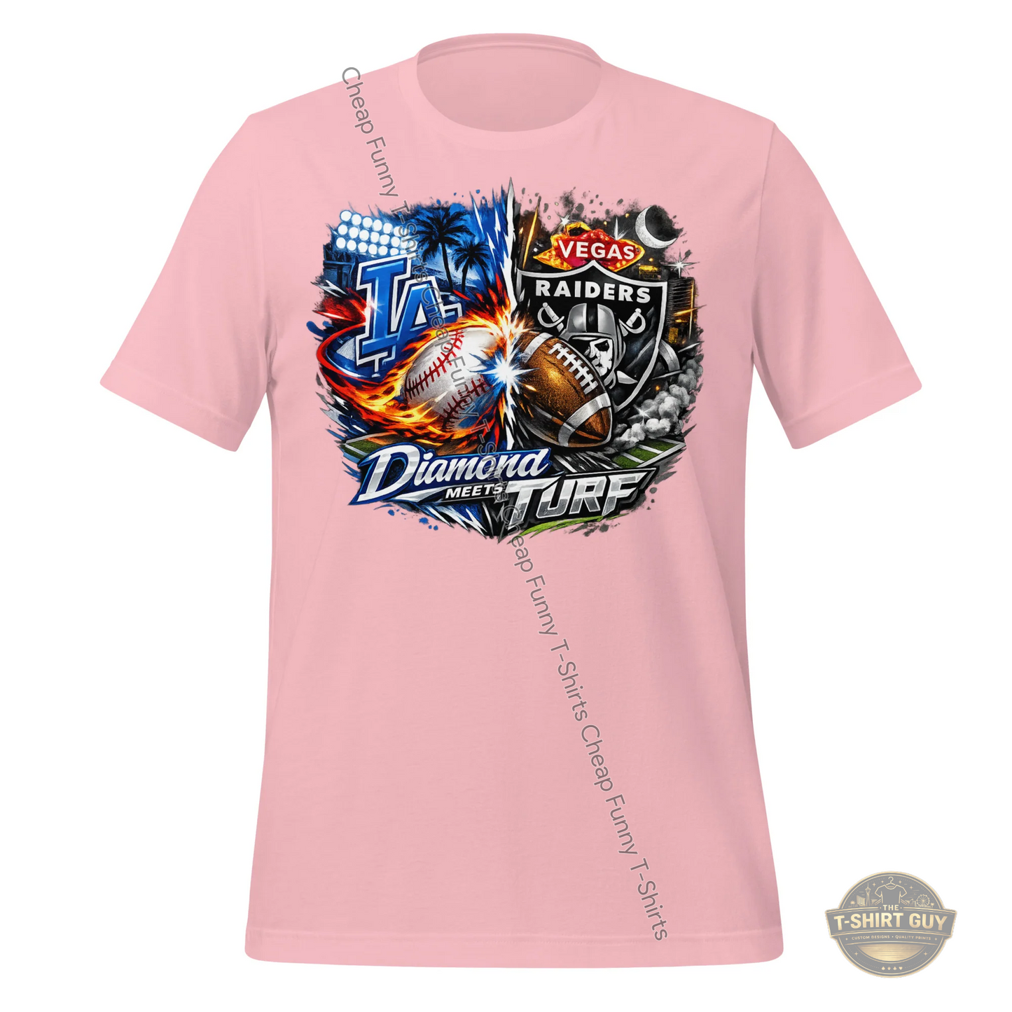 Watermarked - Diamond Meets Turf Unisex t-shirt