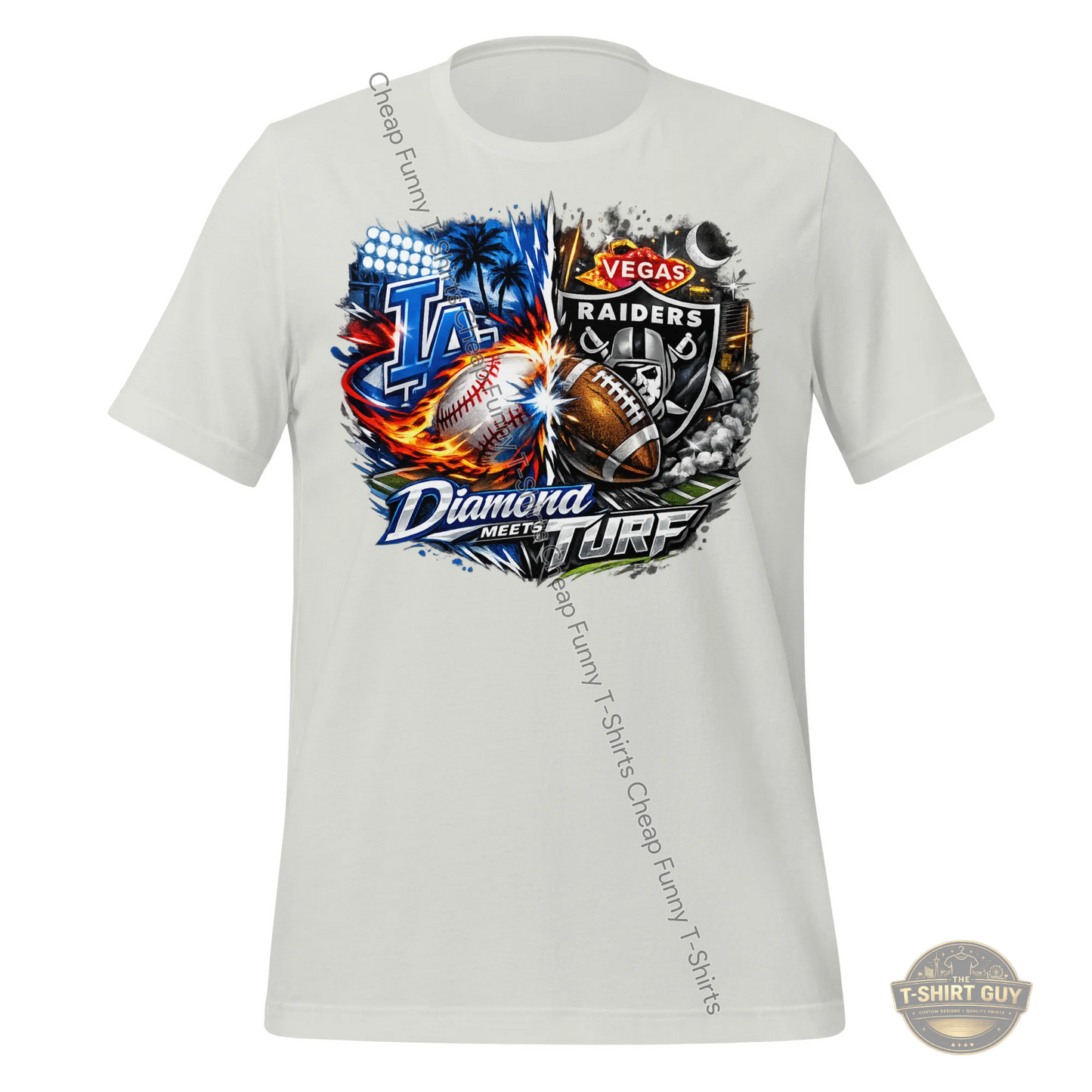 Watermarked - Diamond Meets Turf Unisex t-shirt
