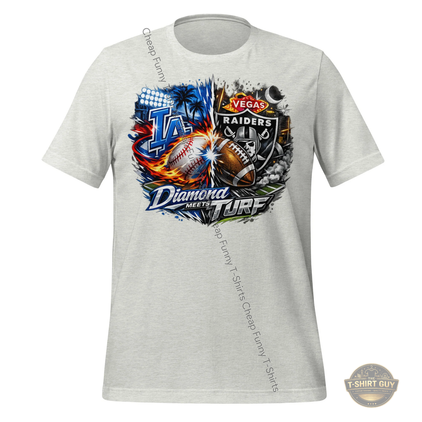 Watermarked - Diamond Meets Turf Unisex t-shirt