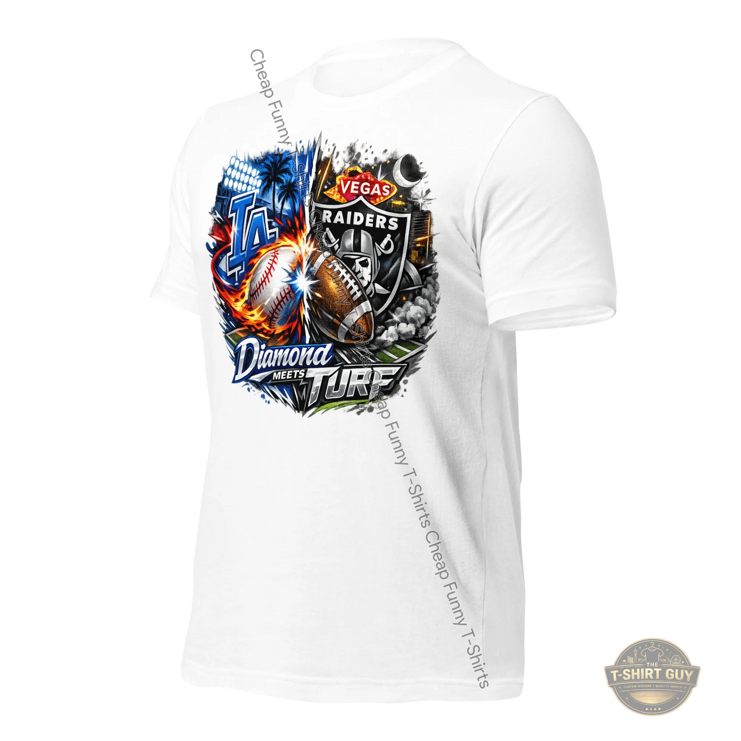 Watermarked - Diamond Meets Turf Unisex t-shirt