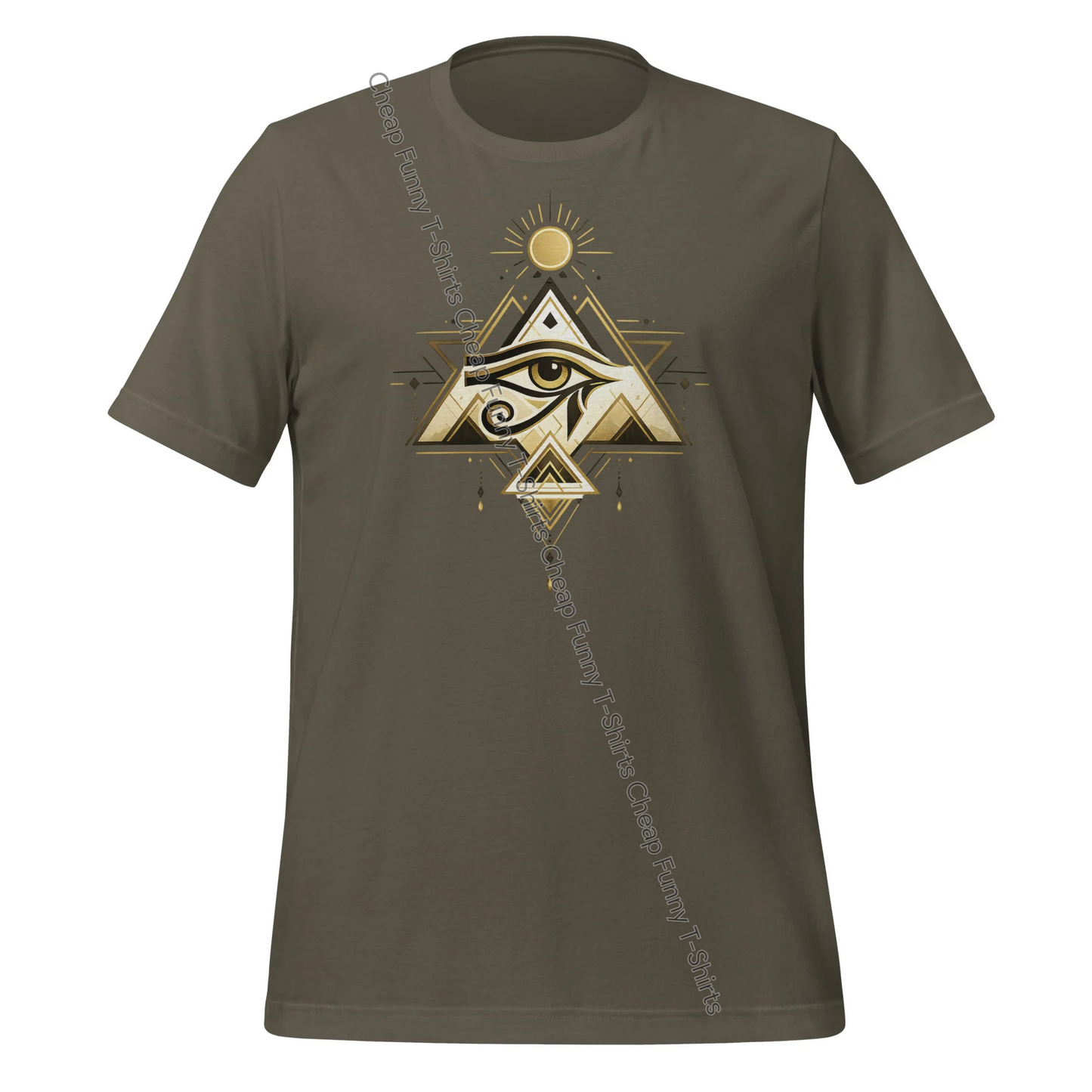 Watermarked - Modern Egyptian Inspired Geometry Unisex t-shirt