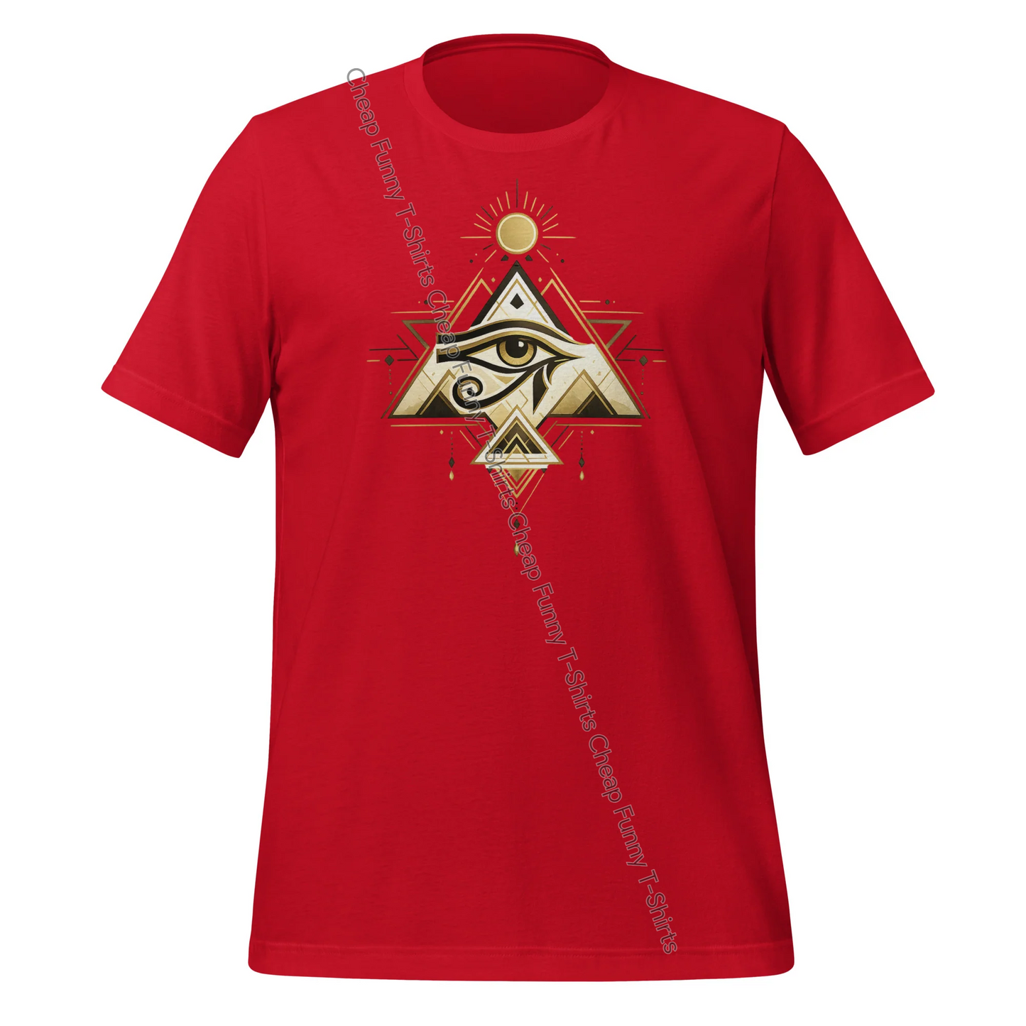 Watermarked - Modern Egyptian Inspired Geometry Unisex t-shirt