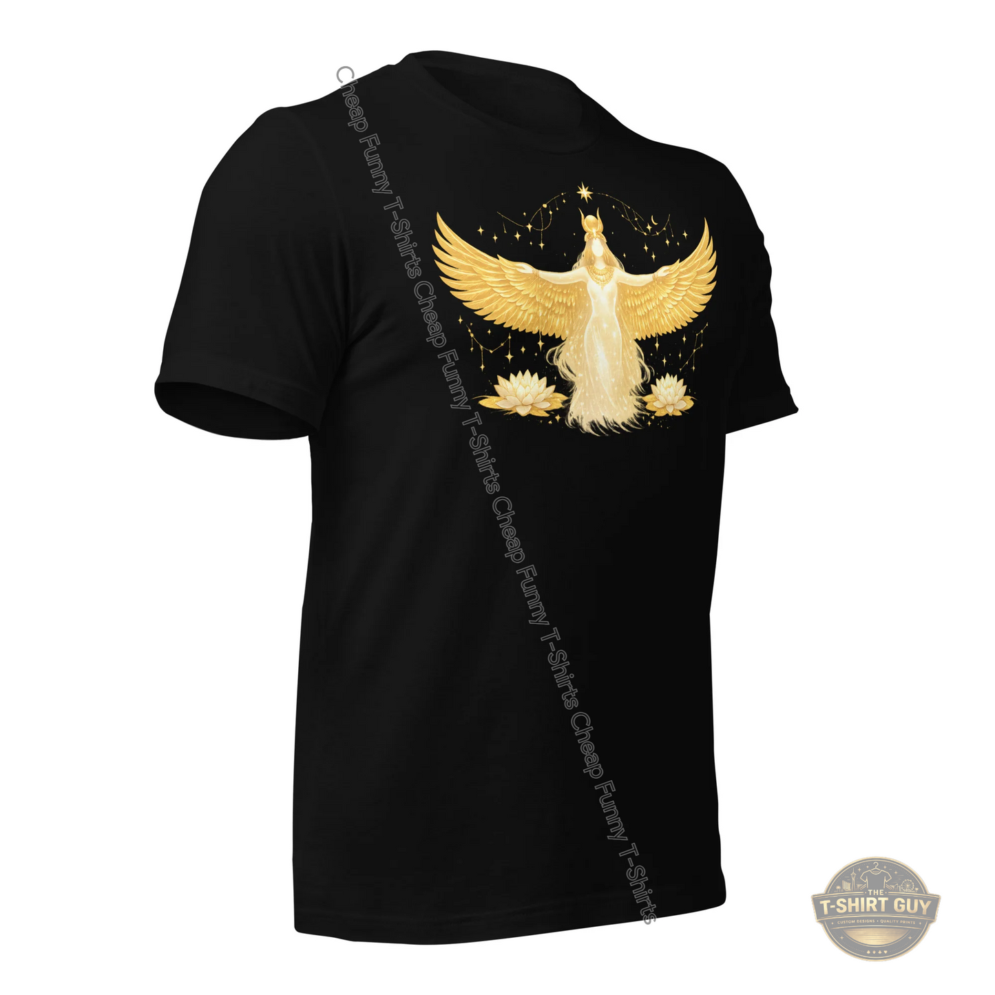 Watermarked - Golden Goddess of the Sky Unisex t-shirt