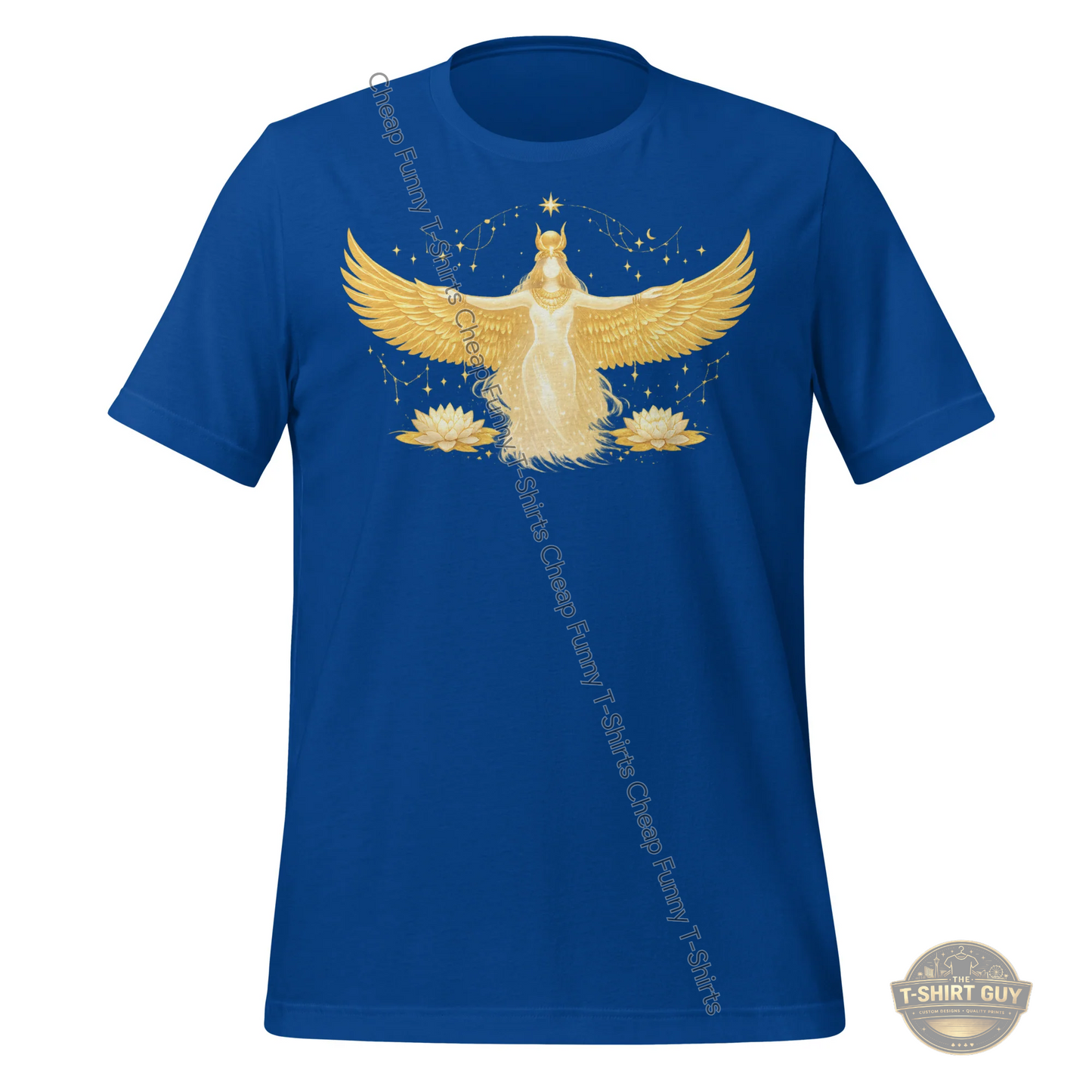 Watermarked - Golden Goddess of the Sky Unisex t-shirt