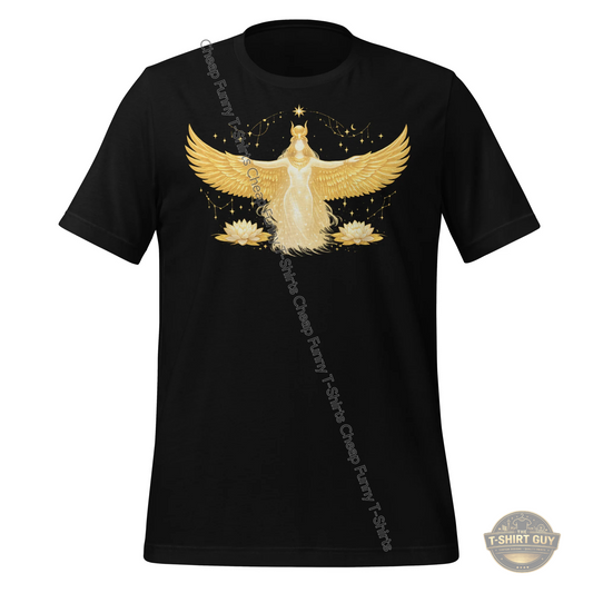 Watermarked - Golden Goddess of the Sky Unisex t-shirt