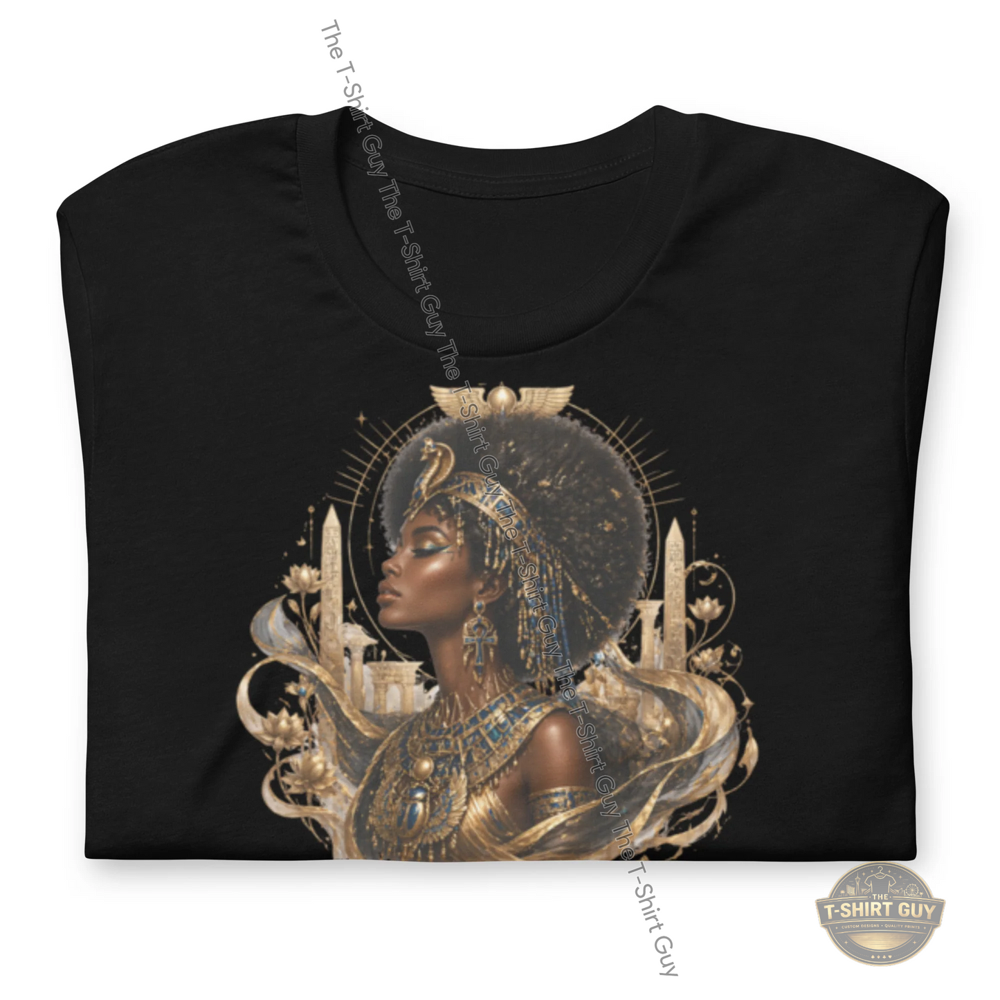 Watermarked - Regal Egyptian Queen Unisex t-shirt