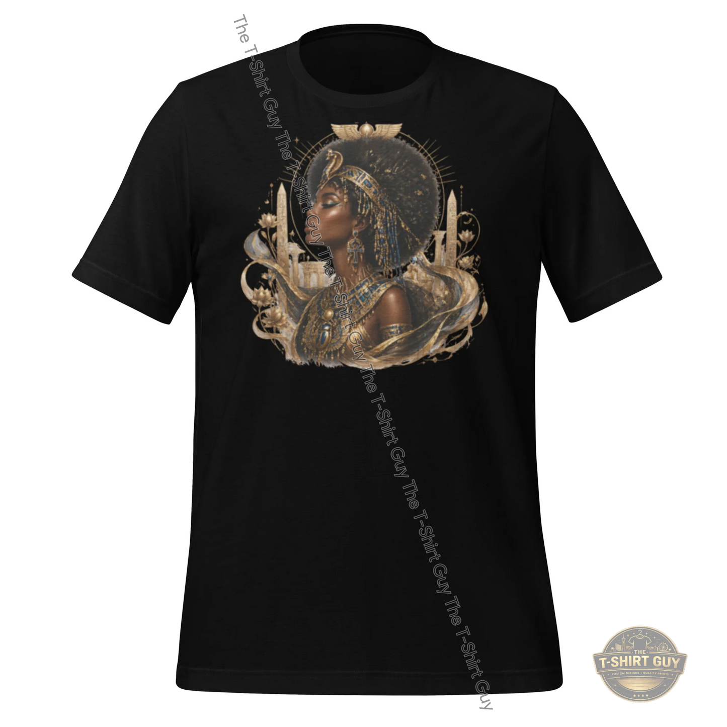 Watermarked - Regal Egyptian Queen Unisex t-shirt