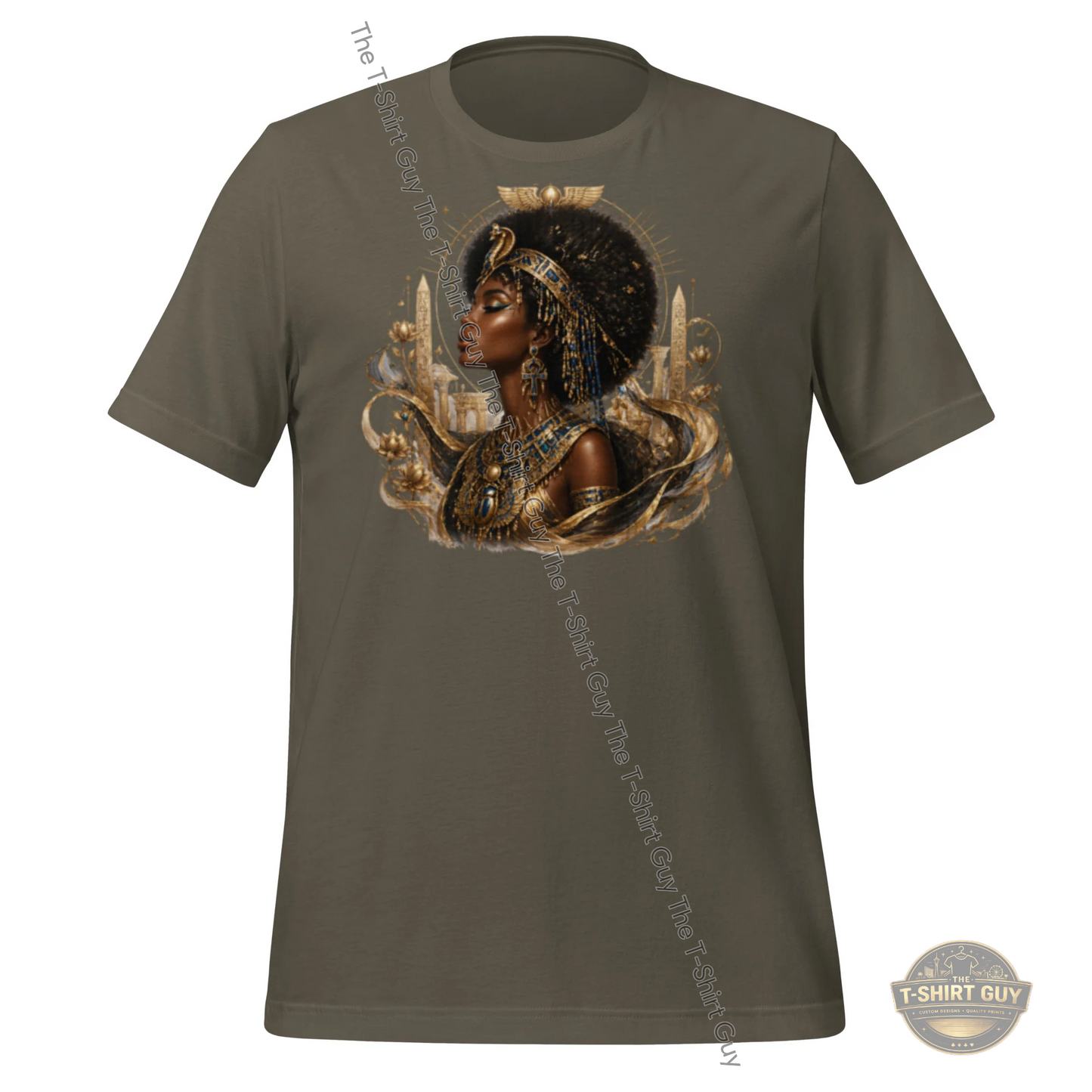 Watermarked - Regal Egyptian Queen Unisex t-shirt