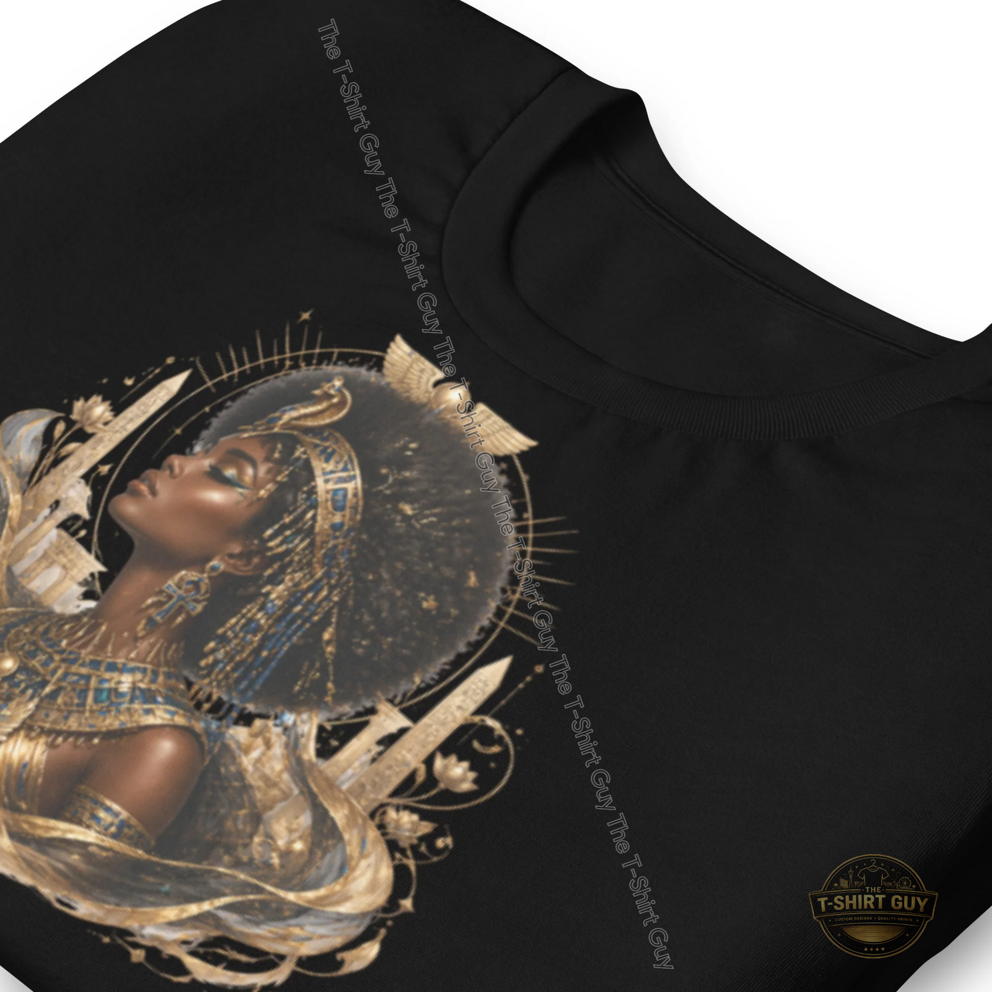 Watermarked - Regal Egyptian Queen Unisex t-shirt
