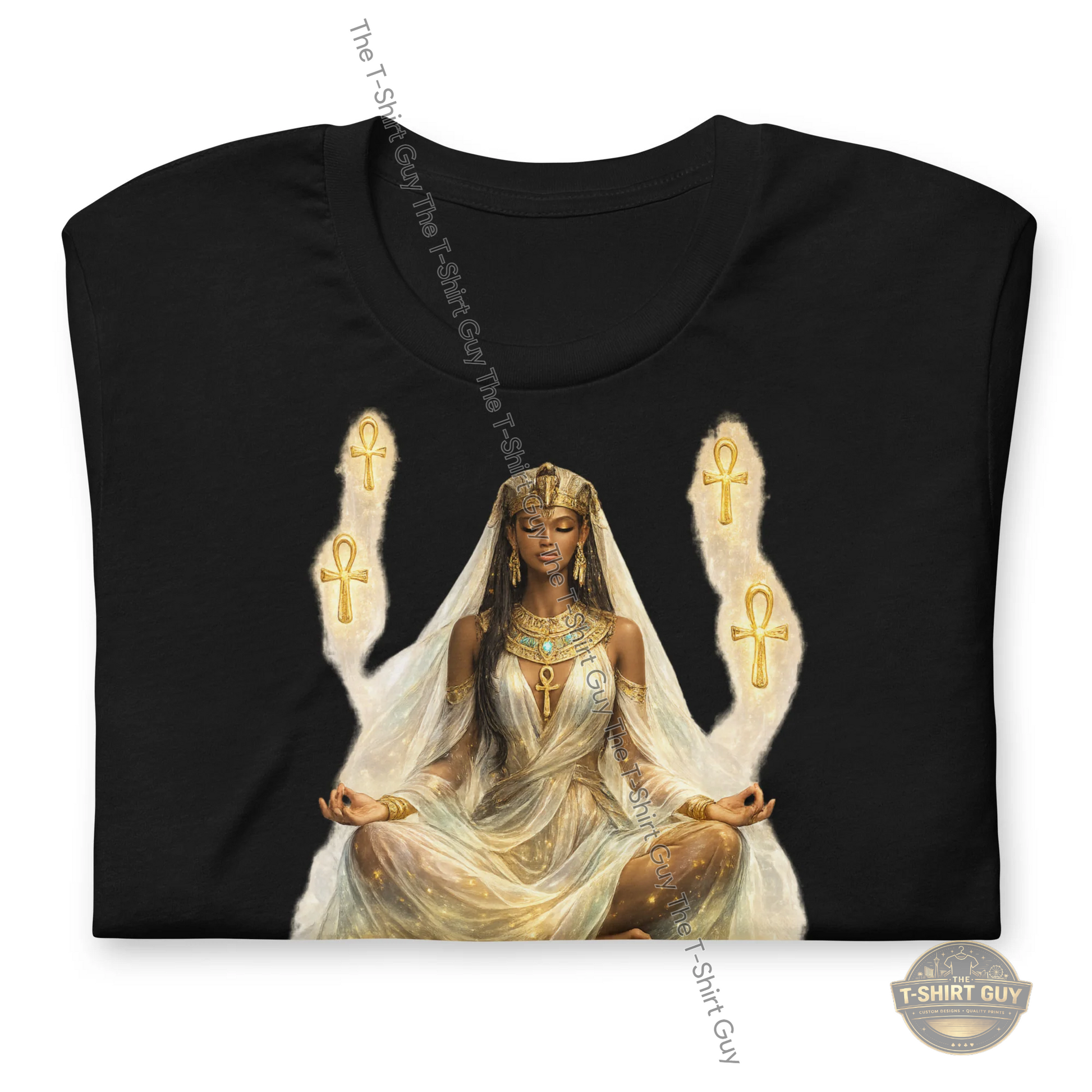 Watermarked - Ethereal Egyptian Priestess Unisex t-shirt