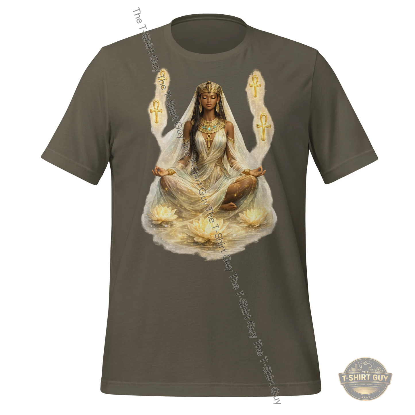 Watermarked - Ethereal Egyptian Priestess Unisex t-shirt