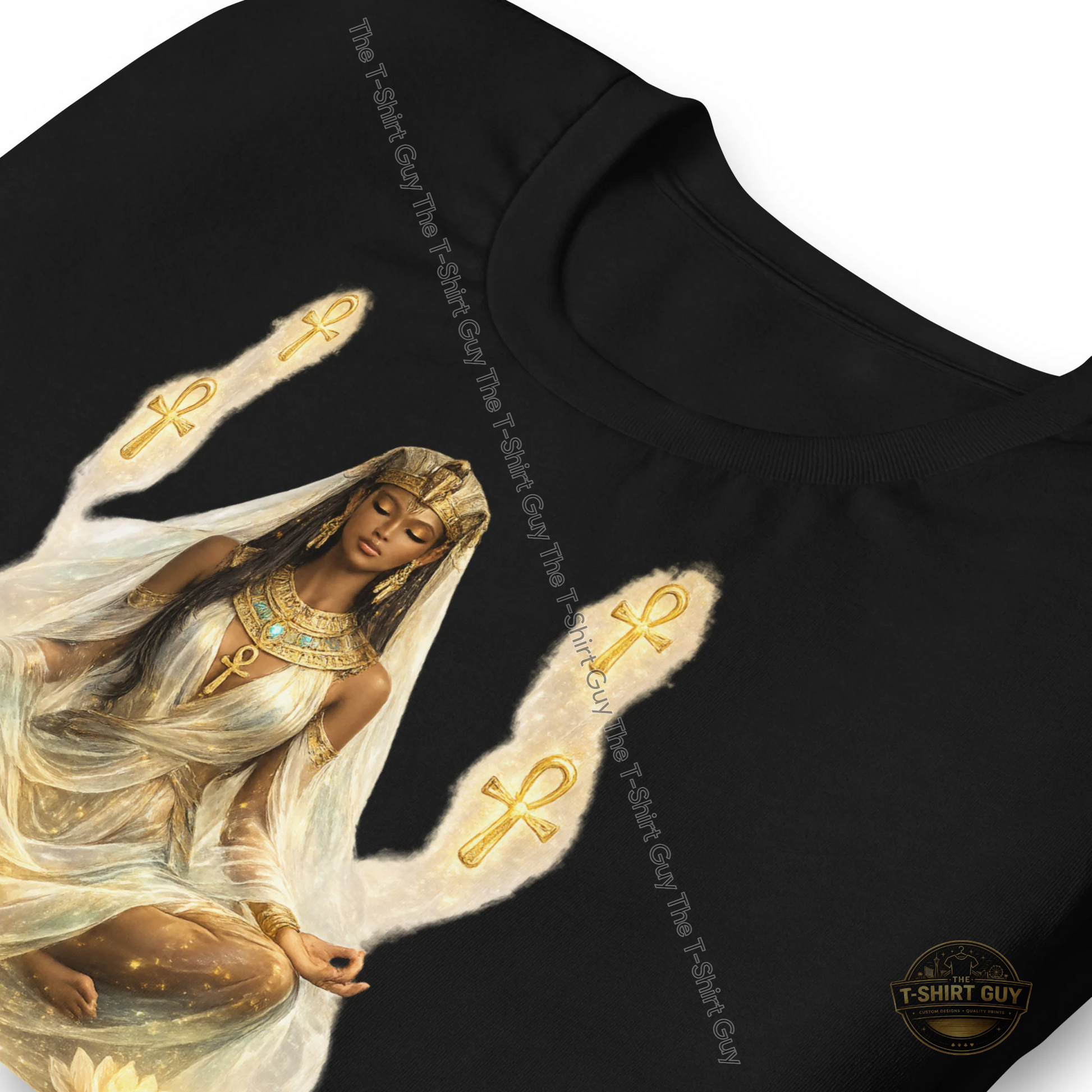 Watermarked - Ethereal Egyptian Priestess Unisex t-shirt