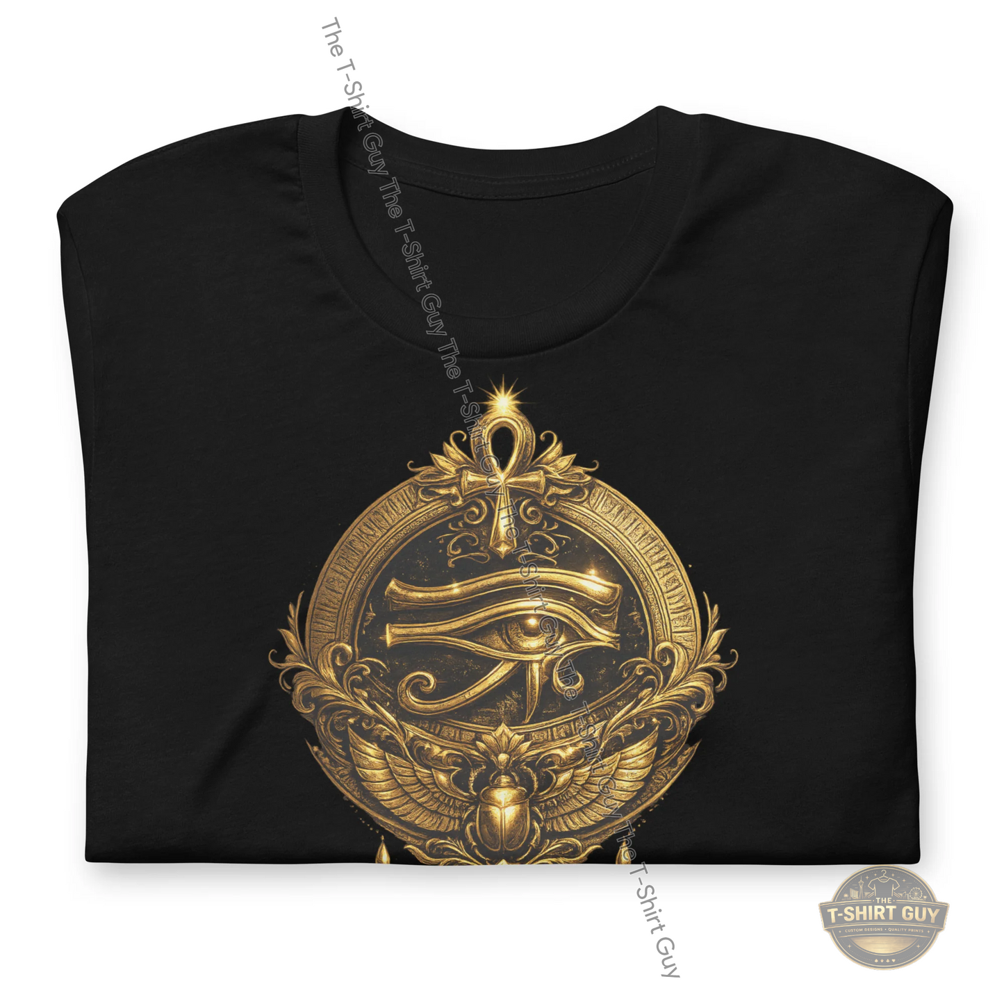 Watermarked - Golden Eye of Horus Unisex t-shirt