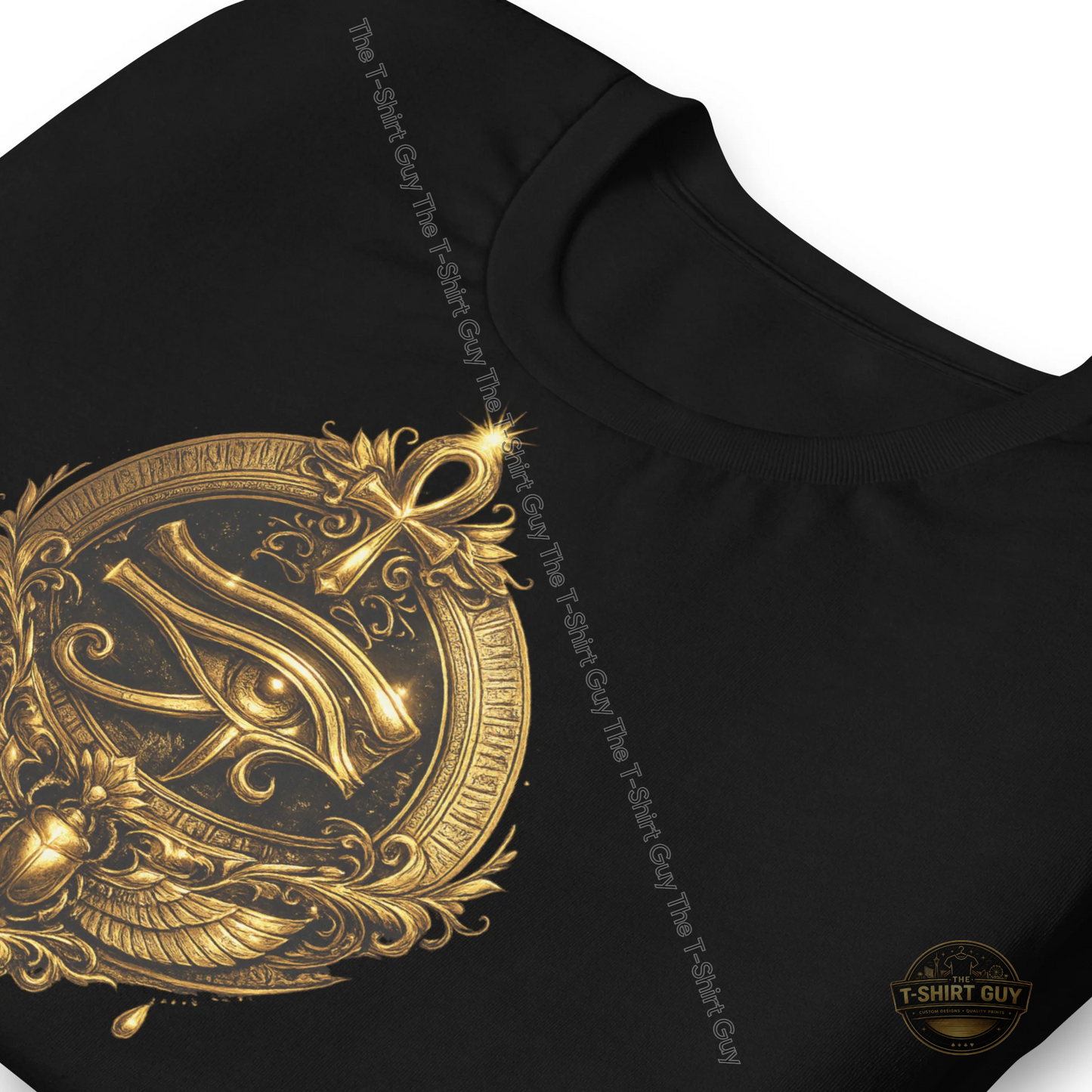 Watermarked - Golden Eye of Horus Unisex t-shirt